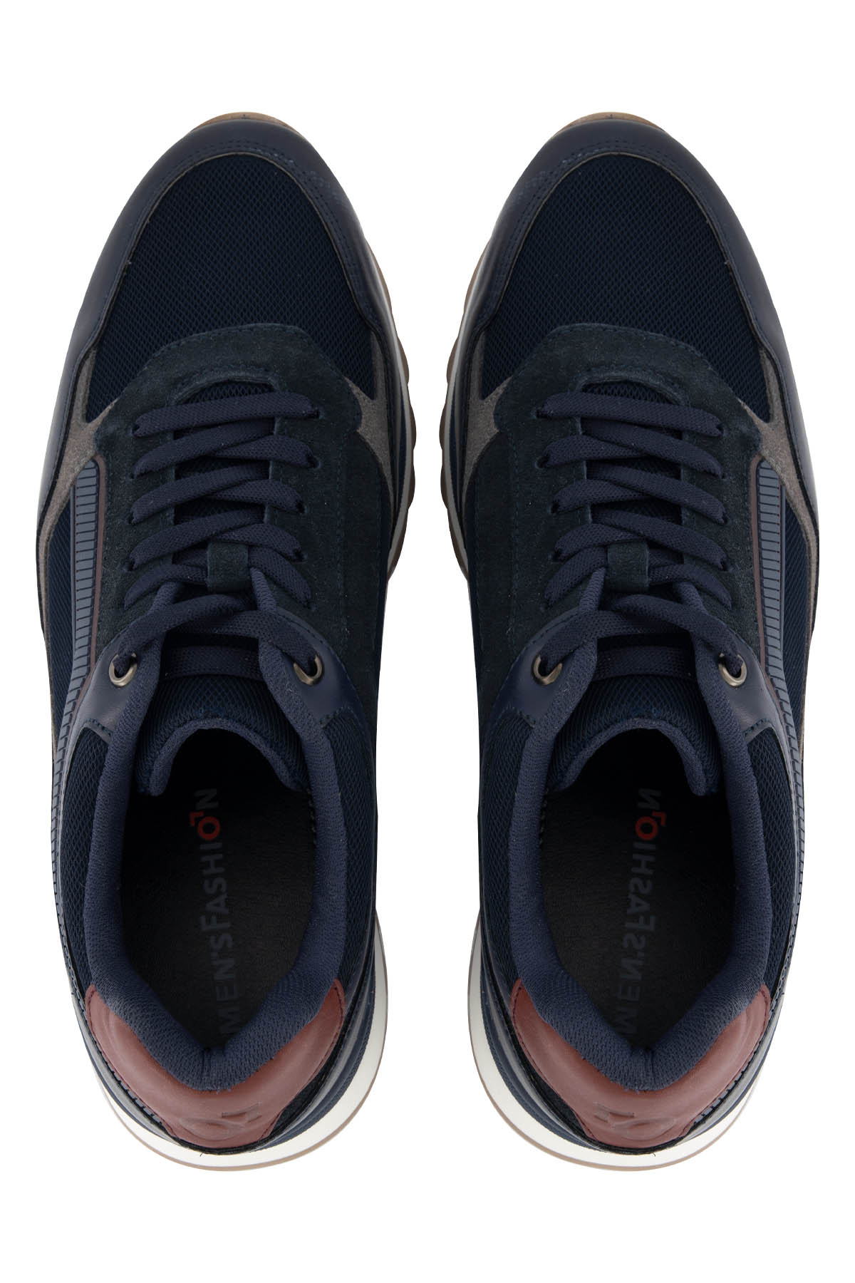 TENIS COLOR AZUL MARINO MENS FASHION image number null