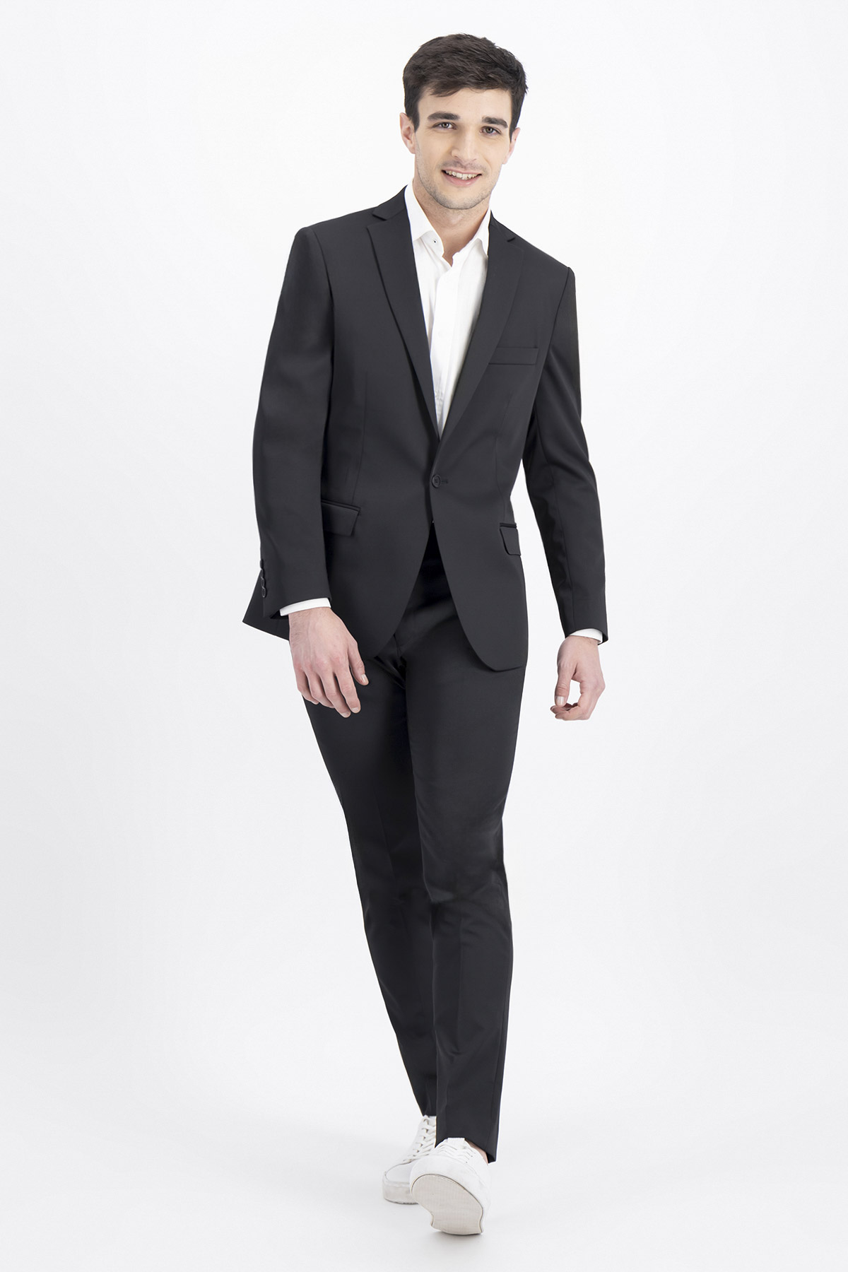 TRAJE TECHNO SUIT NEGRO SLIM FIT LMENTAL image number null