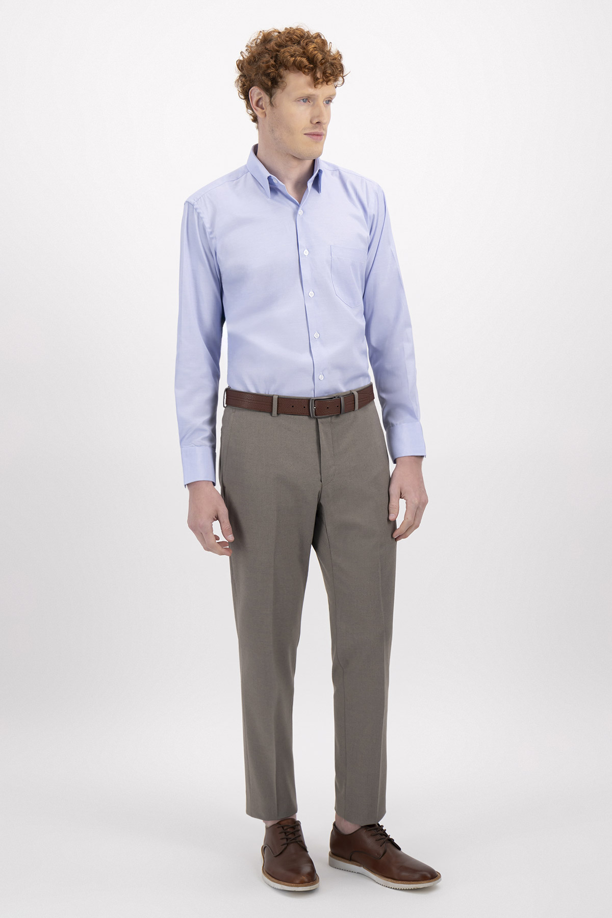 Camisa Formal Contemporary Fit Cotton Blend image number 3