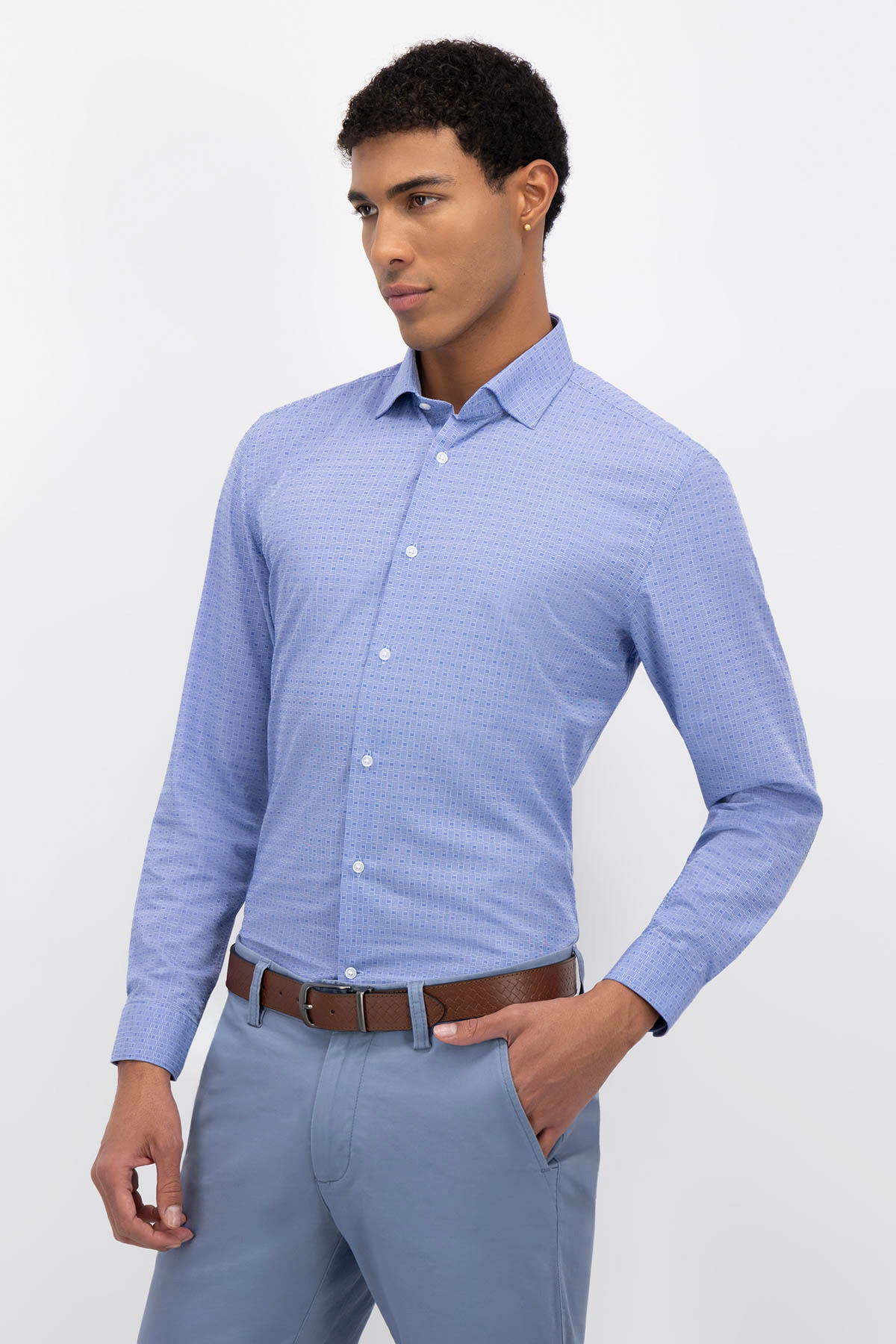 Camisa Formal Bamboo Fiber Skinny Fit image number 0