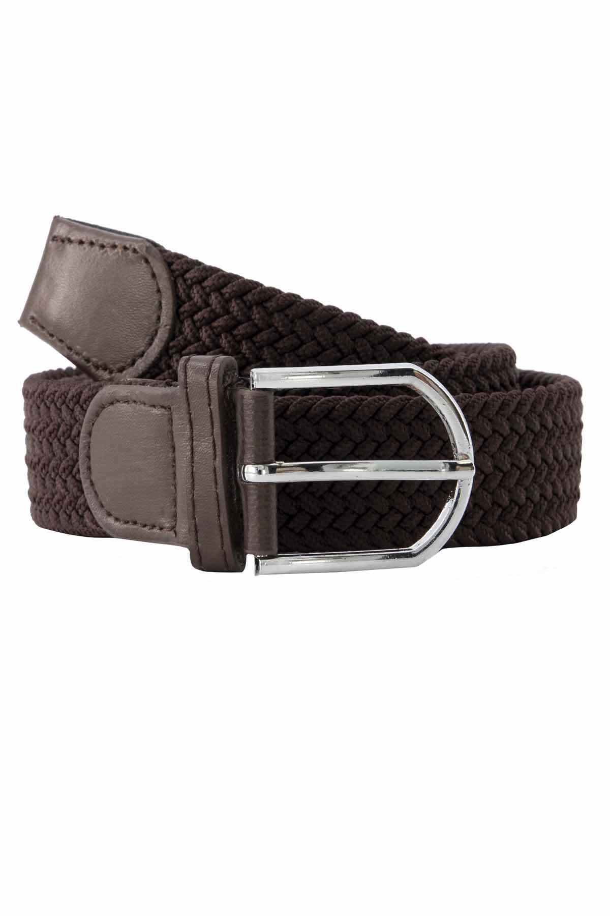 CINTURON GRIS OXFORD MENS FASHION