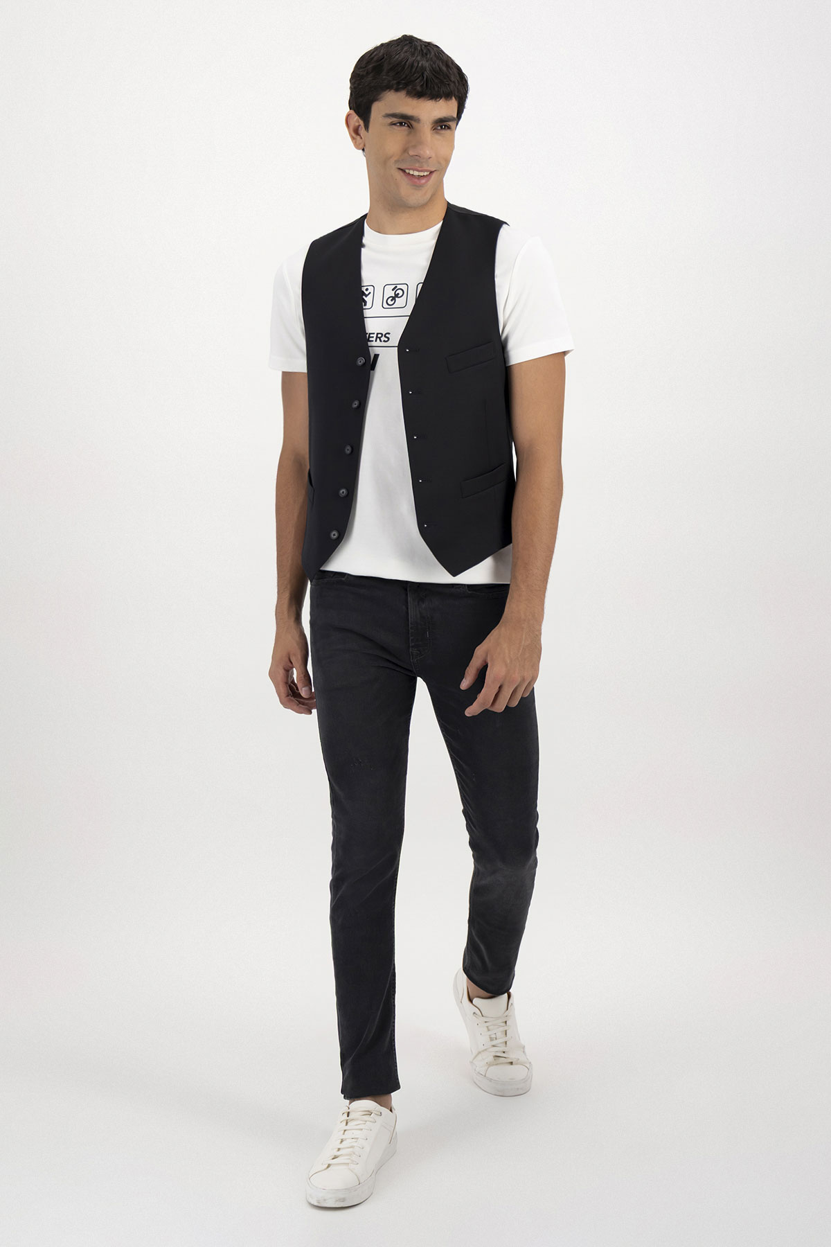 Chaleco Formal Fresco Di Lana Slim Fit Lamberti image number 3
