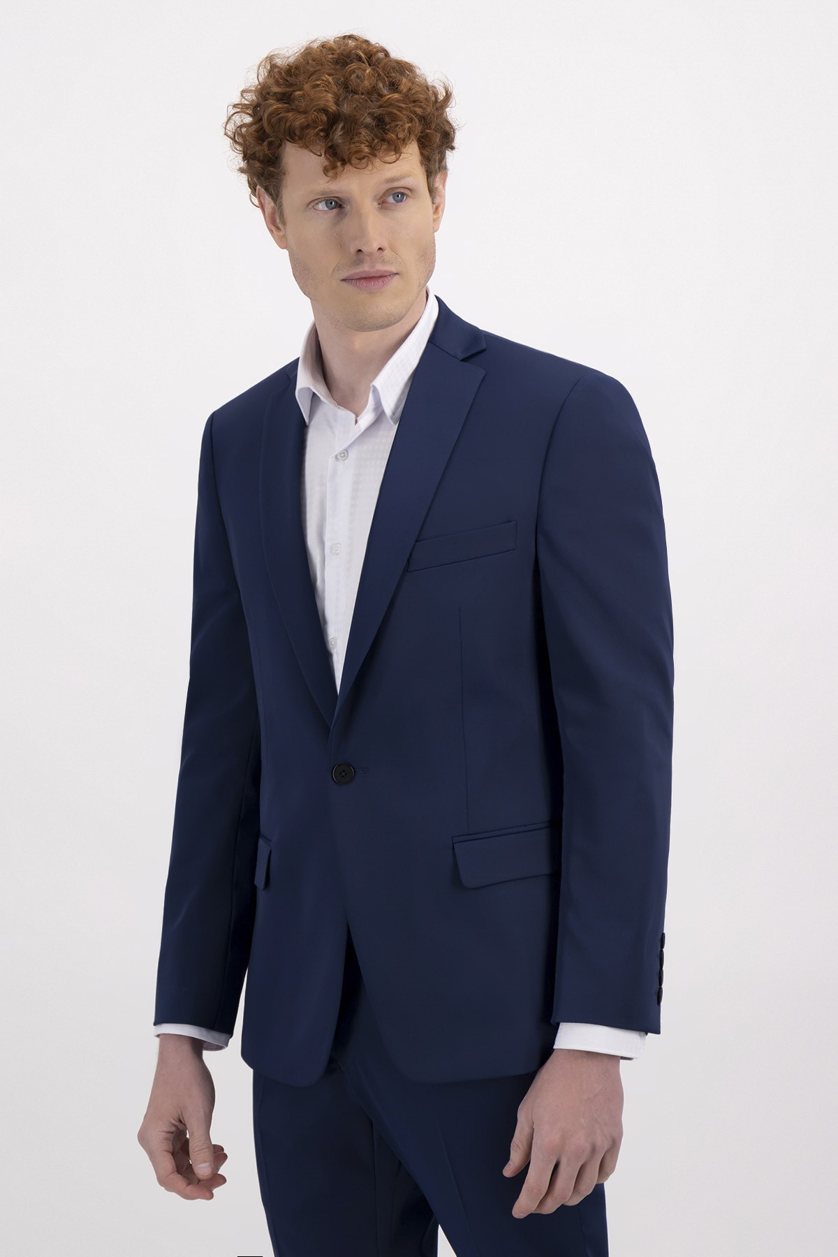 TRAJE TECHNO SUIT AZUL COBALTO SLIM FIT LMENTAL