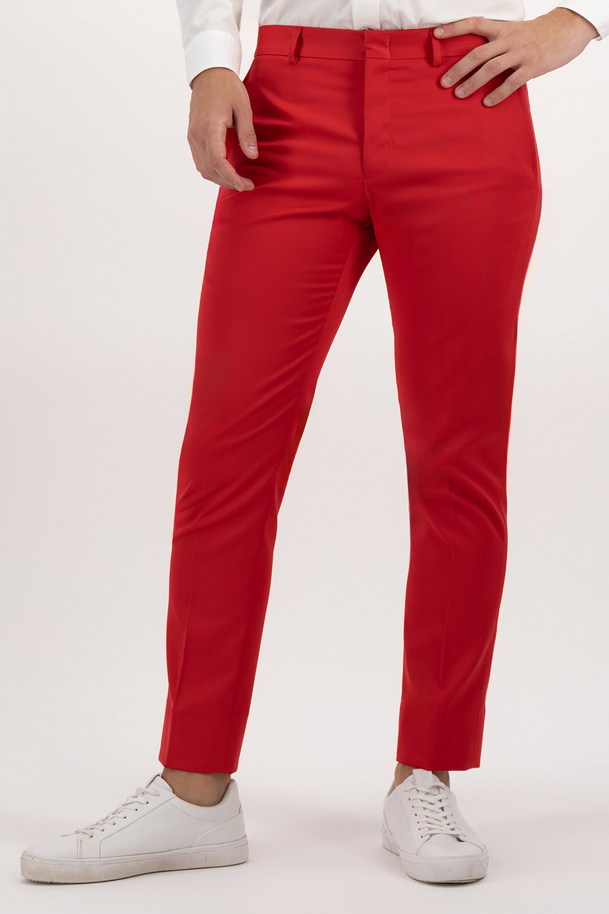 PANTALÓN SEPARATE VESTIR ROJO SLIM FIT LMENTAL