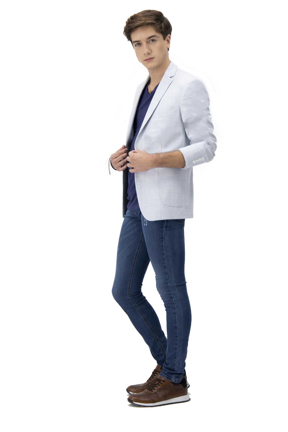 SACO SPORT AZULCLARO SLIM LMENTAL image number 4