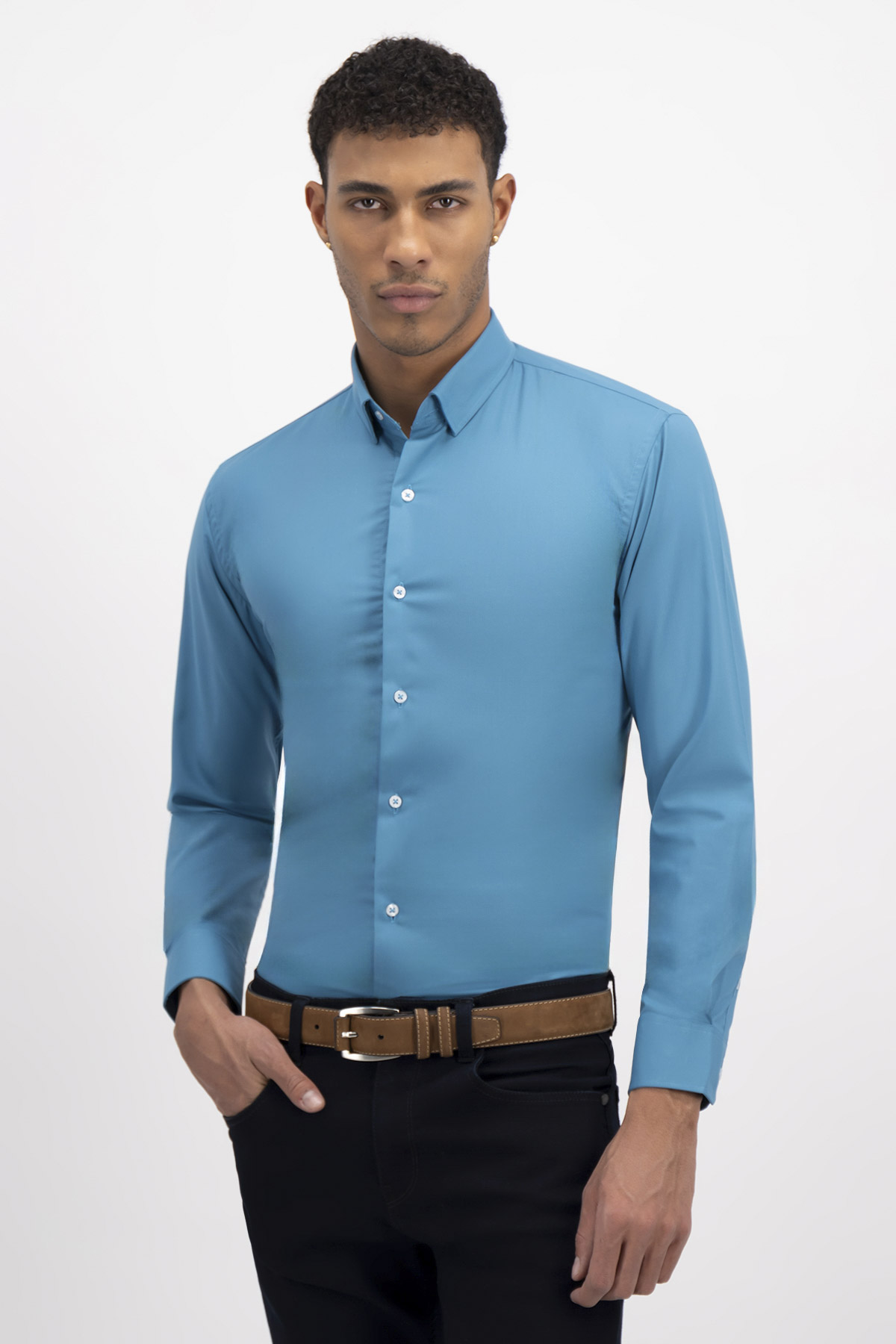Camisa Formal Bamboo Fiber Slim Fit image number 0