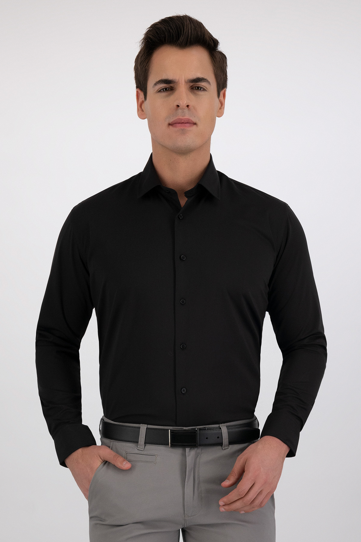 CAMISA VESTIR BAMBOO FIBER  SLIM FIT LMENTAL