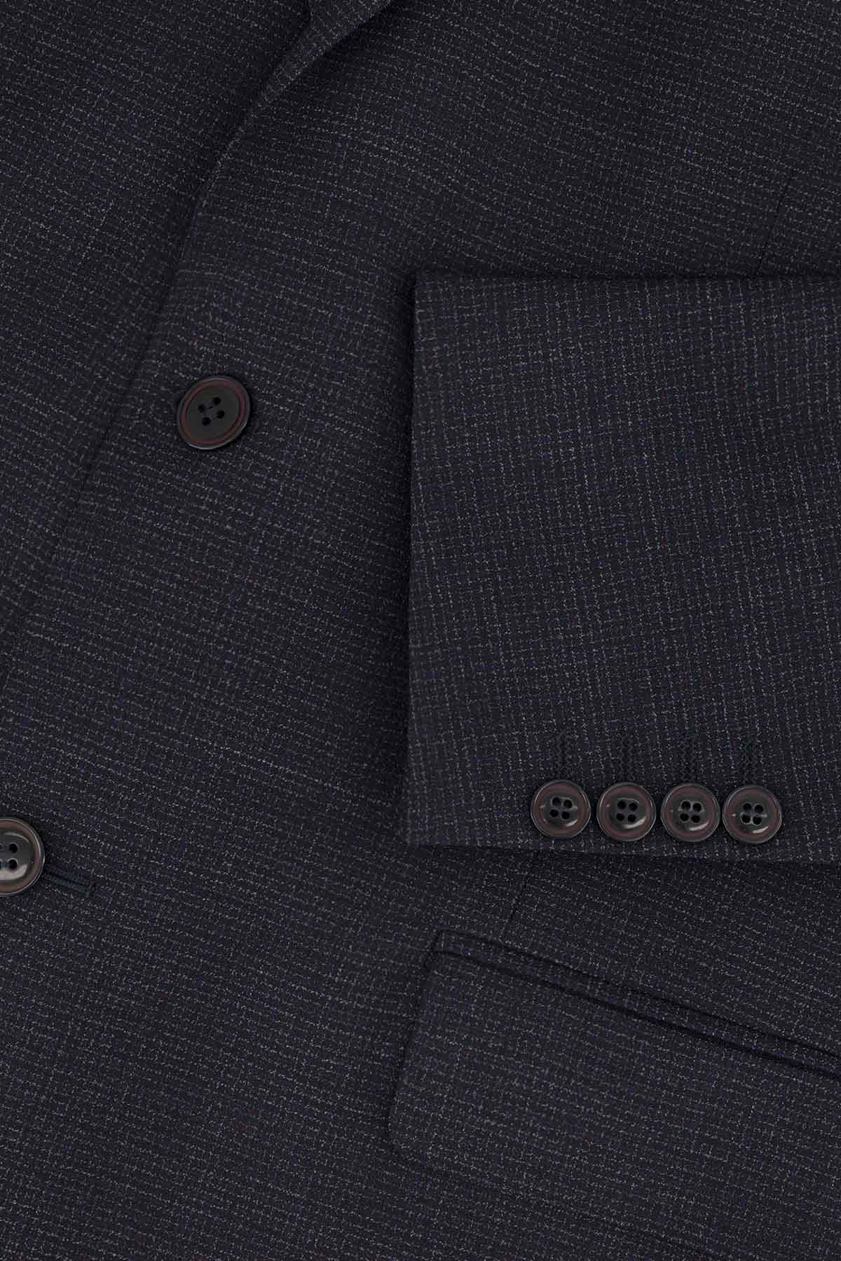 SACO CASUAL FRESCO DI LANA SLIM FIT LAMBERTI image number 3