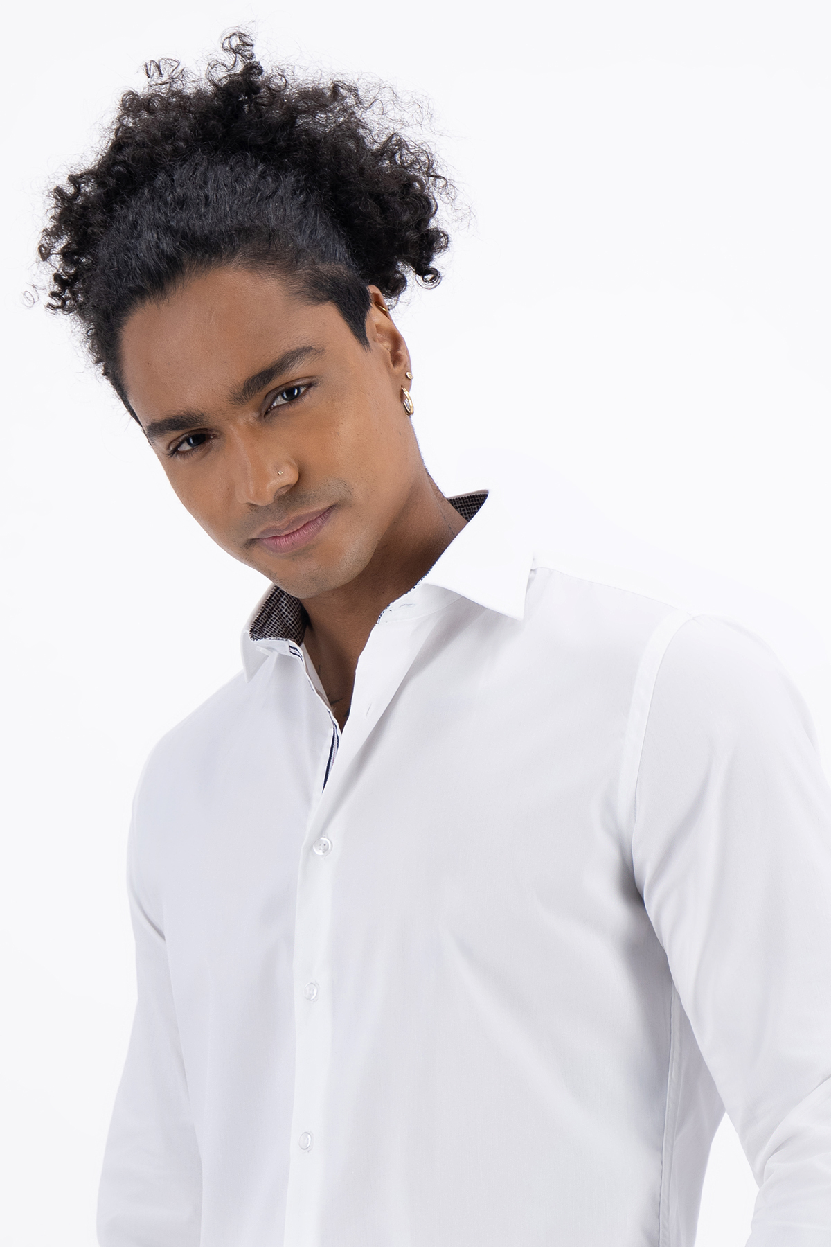 CAMISA VESTIR BLANCA SLIM FIT image number 2
