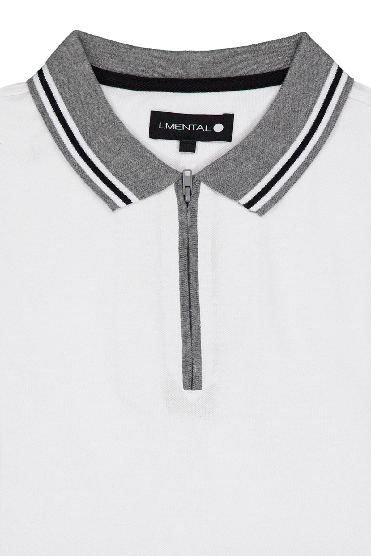 PLAYERA TIPO POLO CASUAL SLIM FIT LMENTAL image number 4