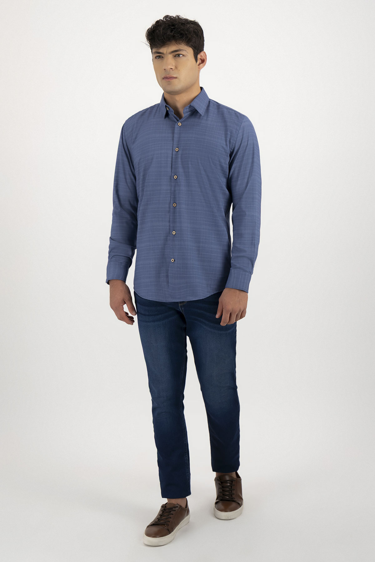 Camisa Formal Tlaolli Slim Fit