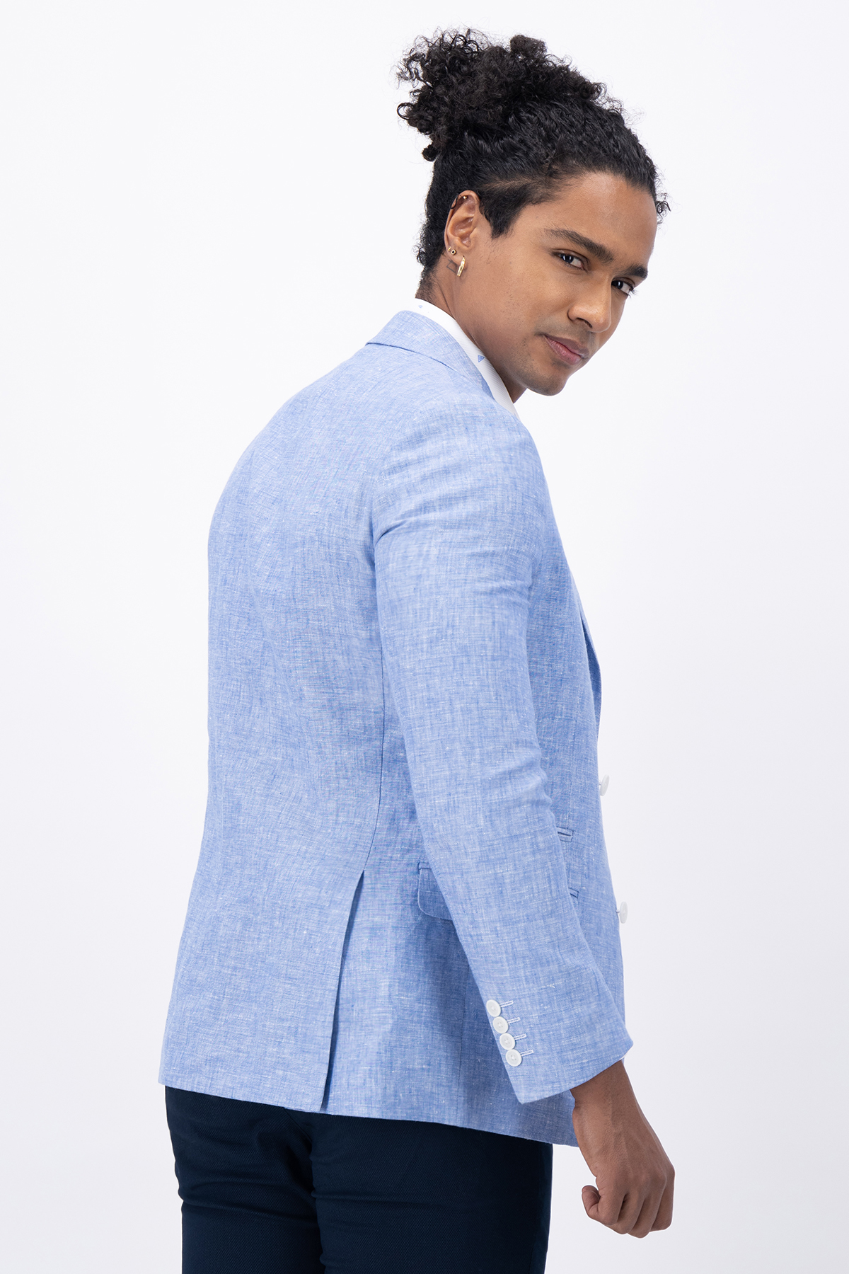 SACO SEPARATE AZUL CLARO SLIM FIT LMENTAL image number 2