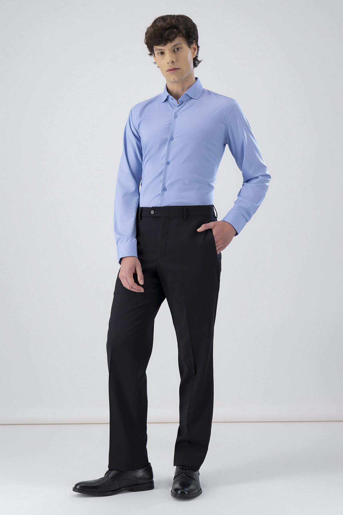 Camisa Formal Milk Touch Slim Fit