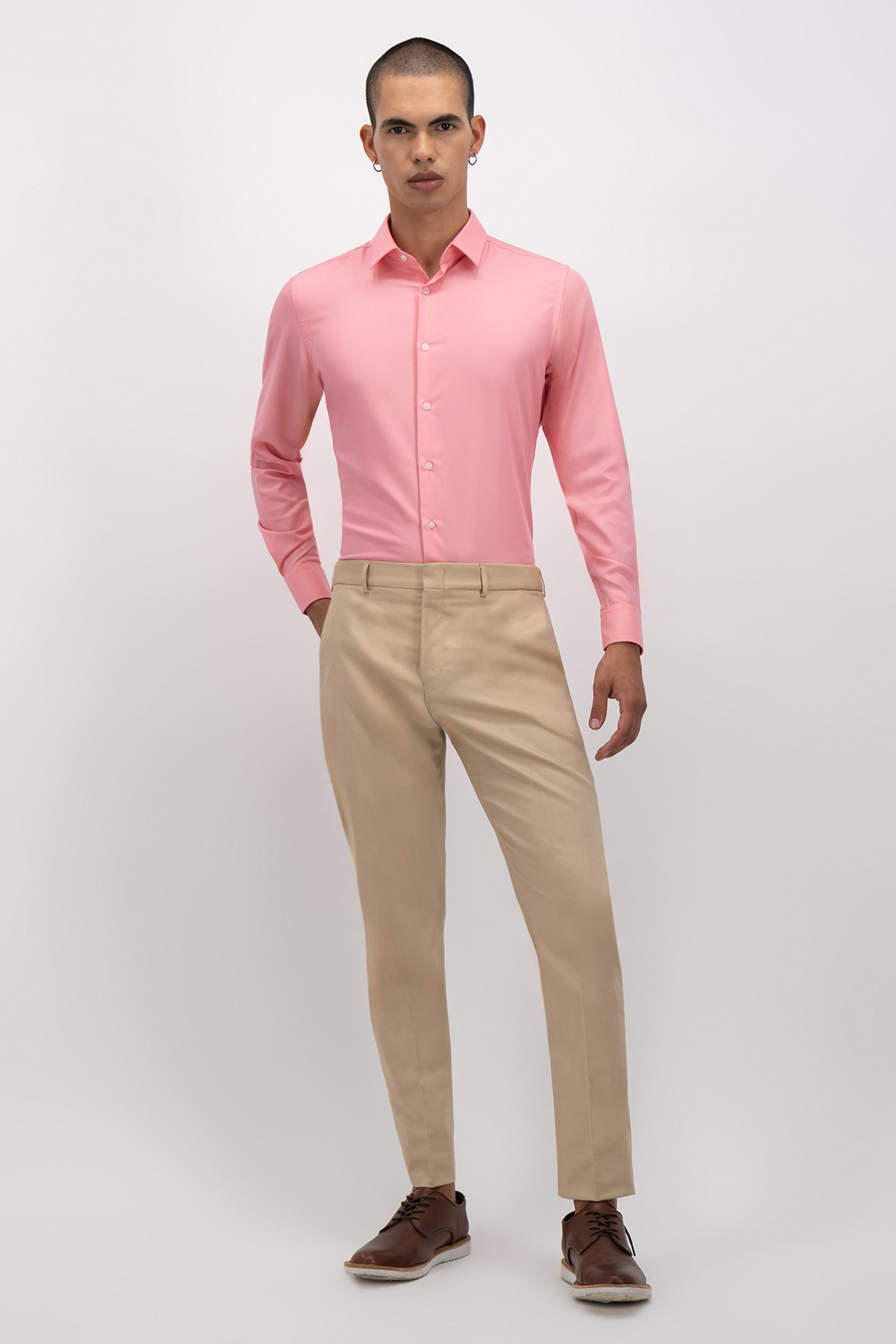 CAMISA VESTIR BAMBOO FIBER SKINNY FIT LMENTAL image number 0