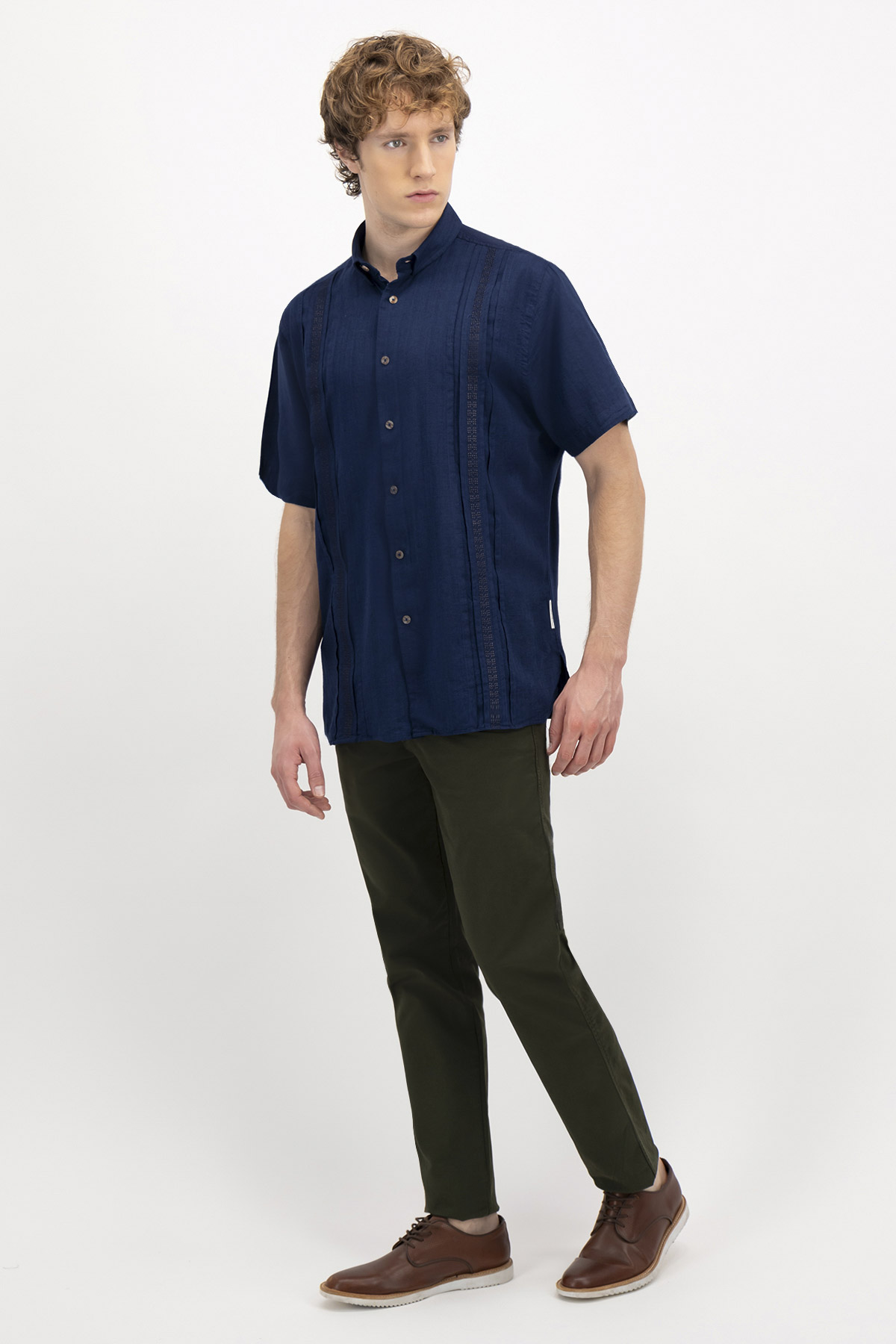 GUAYABERA CASUAL CONTEMPORARY FIT GUAYAHABANA image number 3