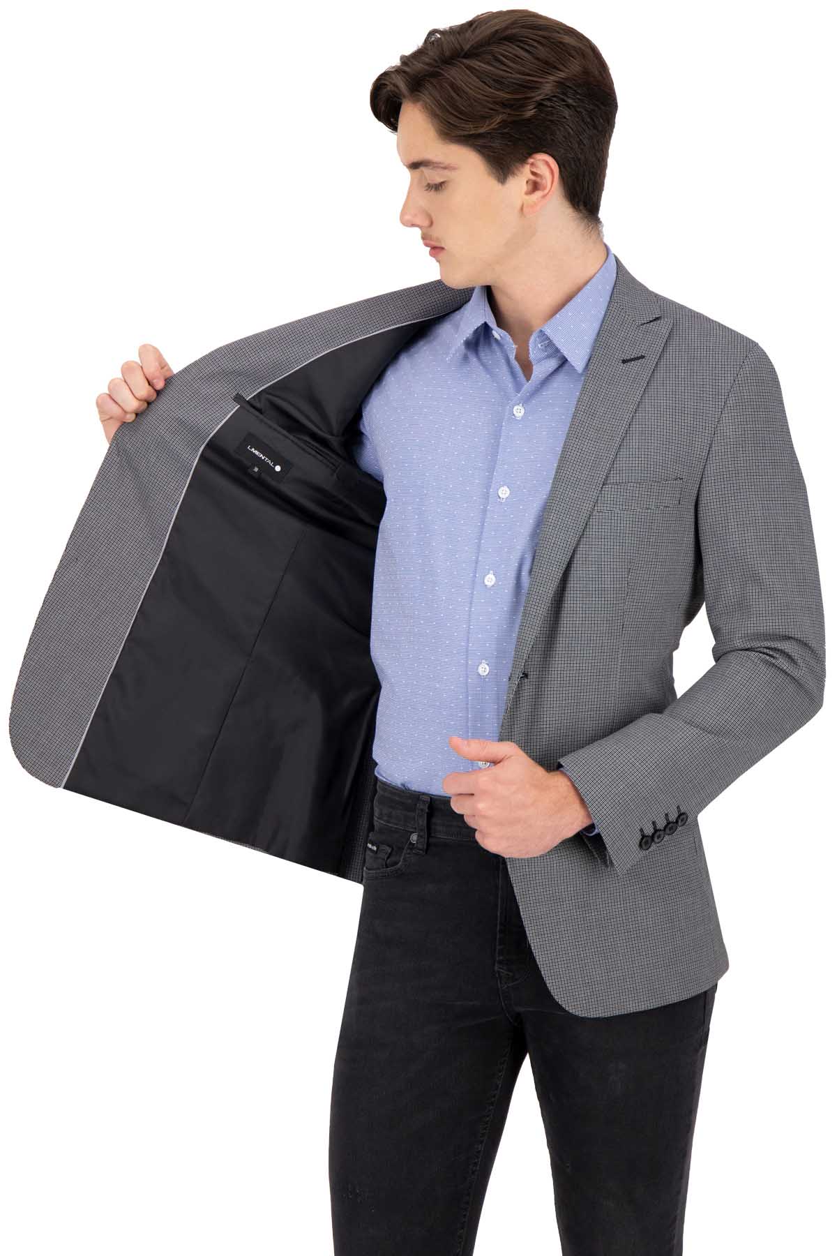 SACO SPORT NEGRO SLIM FIT LMENTAL image number 1