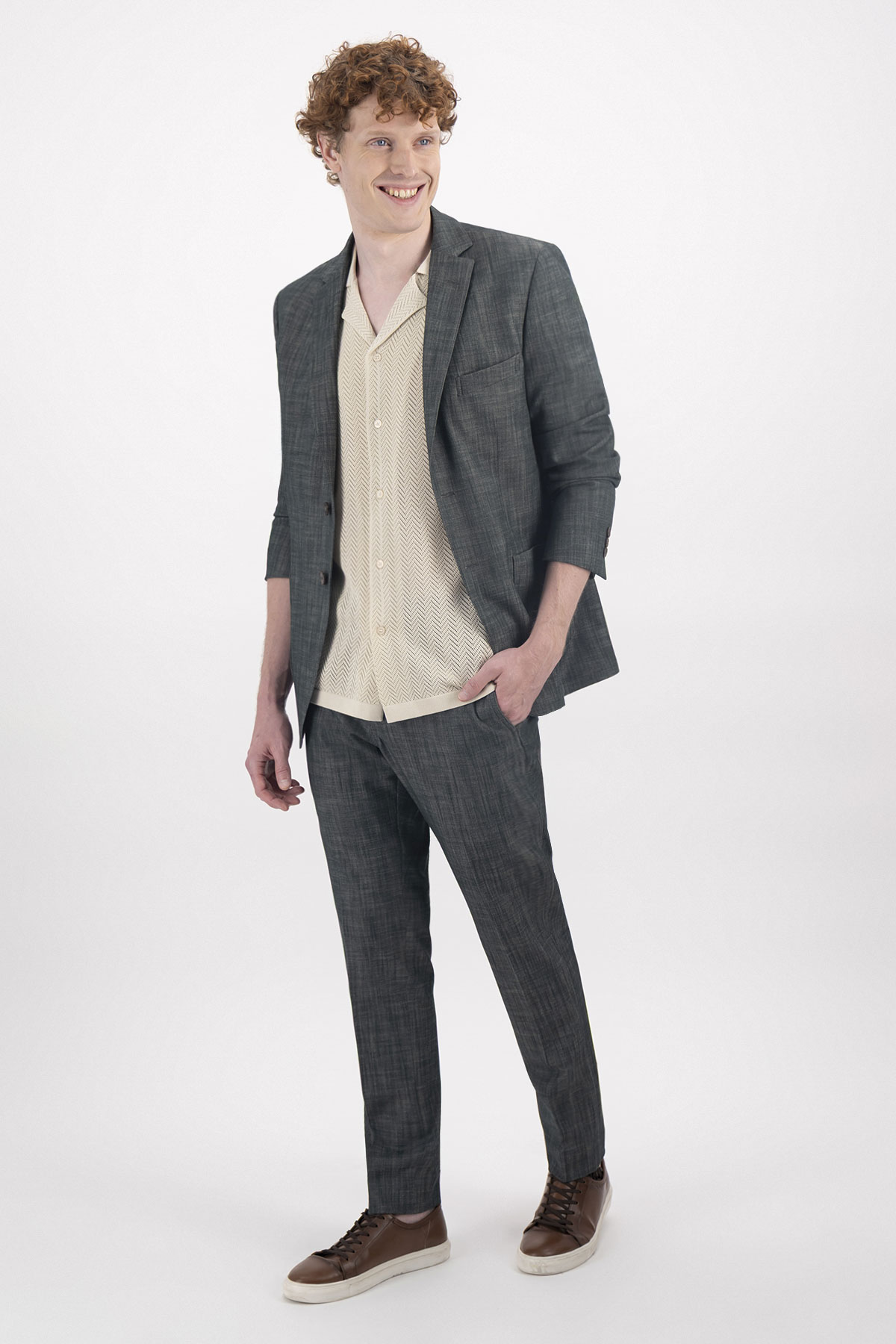 SACO SEPARATE SLIM FIT LMENTAL image number 2