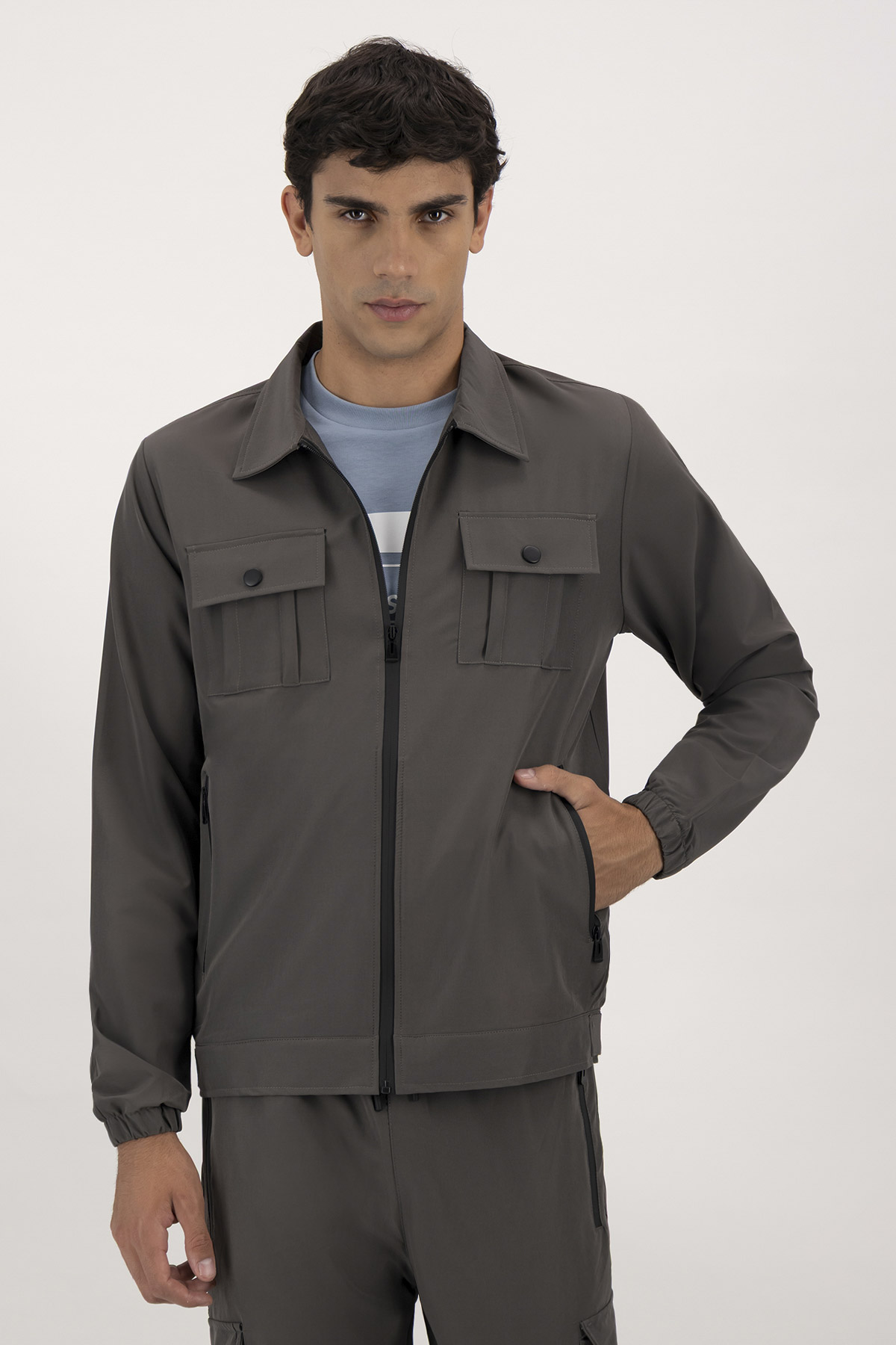 Chamarra Casual Slim Fit Lmental image number 2