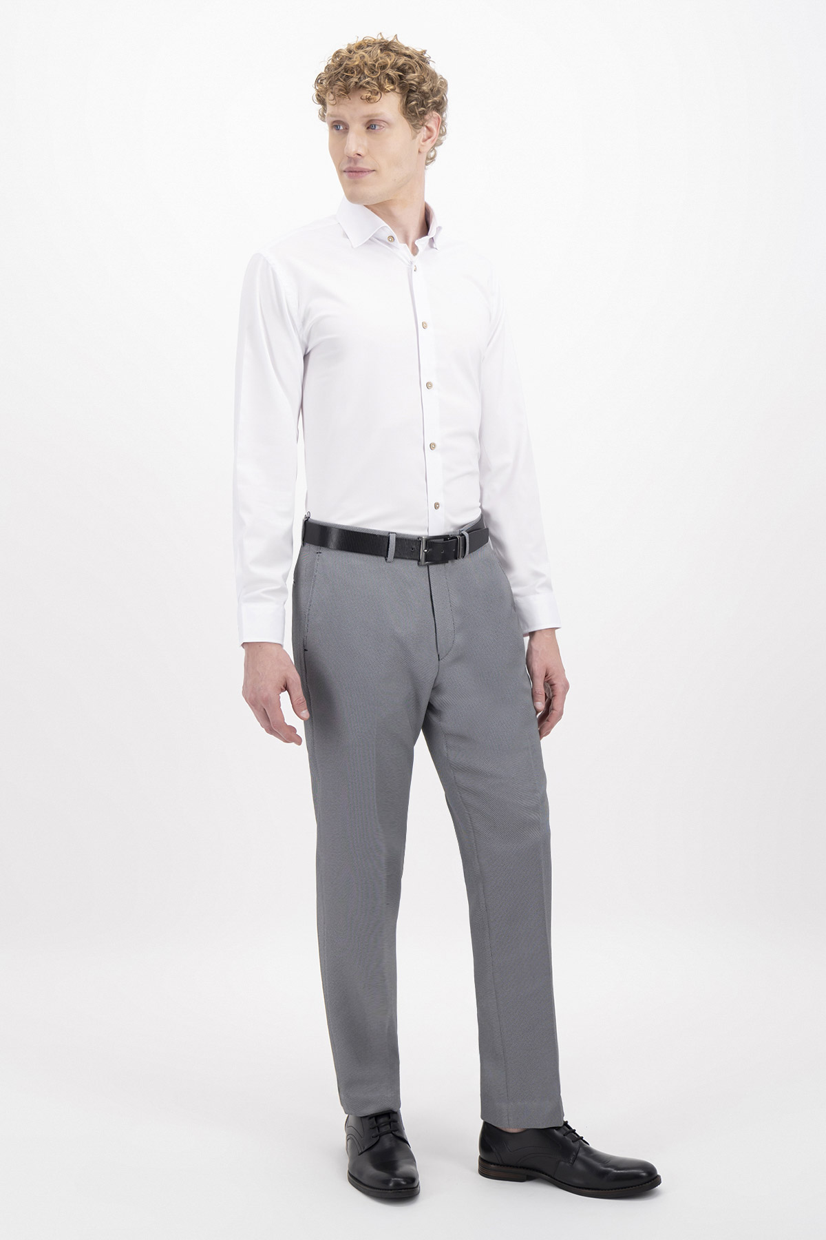 CAMISA FORMAL TLAOLLI SLIM FIT MENS FASHION image number 3