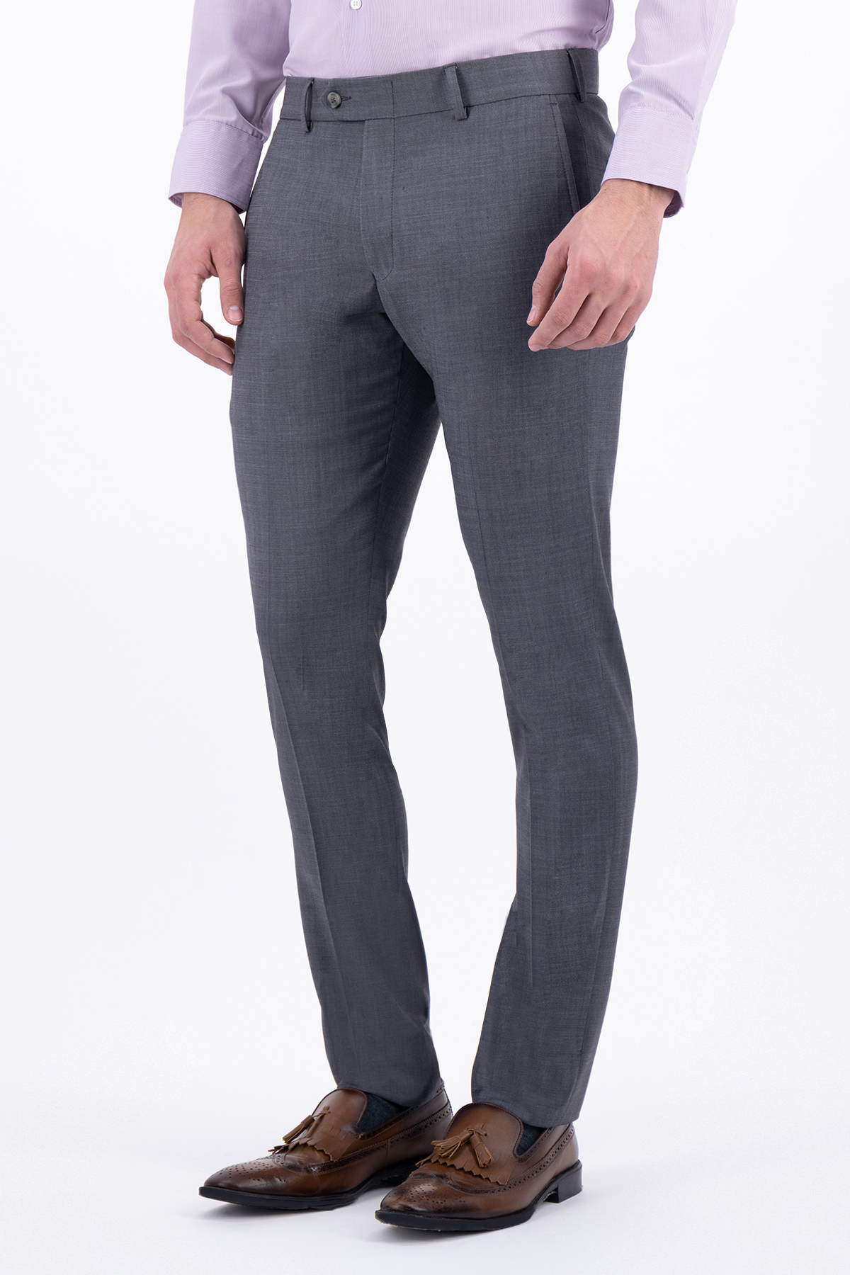 TRAJE COLOR GRIS SLIM FIT LAMBERTI image number 3