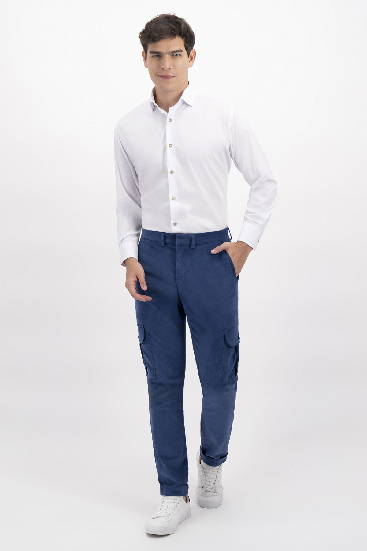 PANTALÓN CASUAL SLIM FIT LAMBERTI image number 2