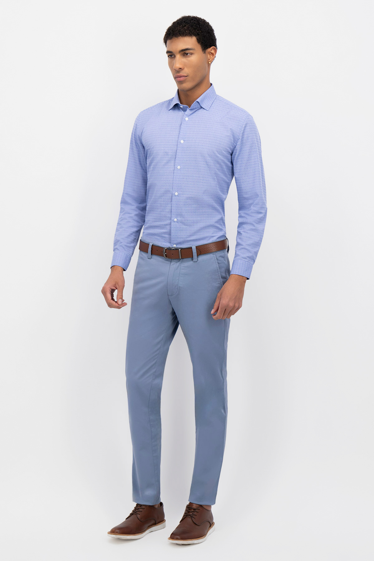 CAMISA FORMAL BAMBOO FIBER SKINNY FIT LMENTAL image number 2