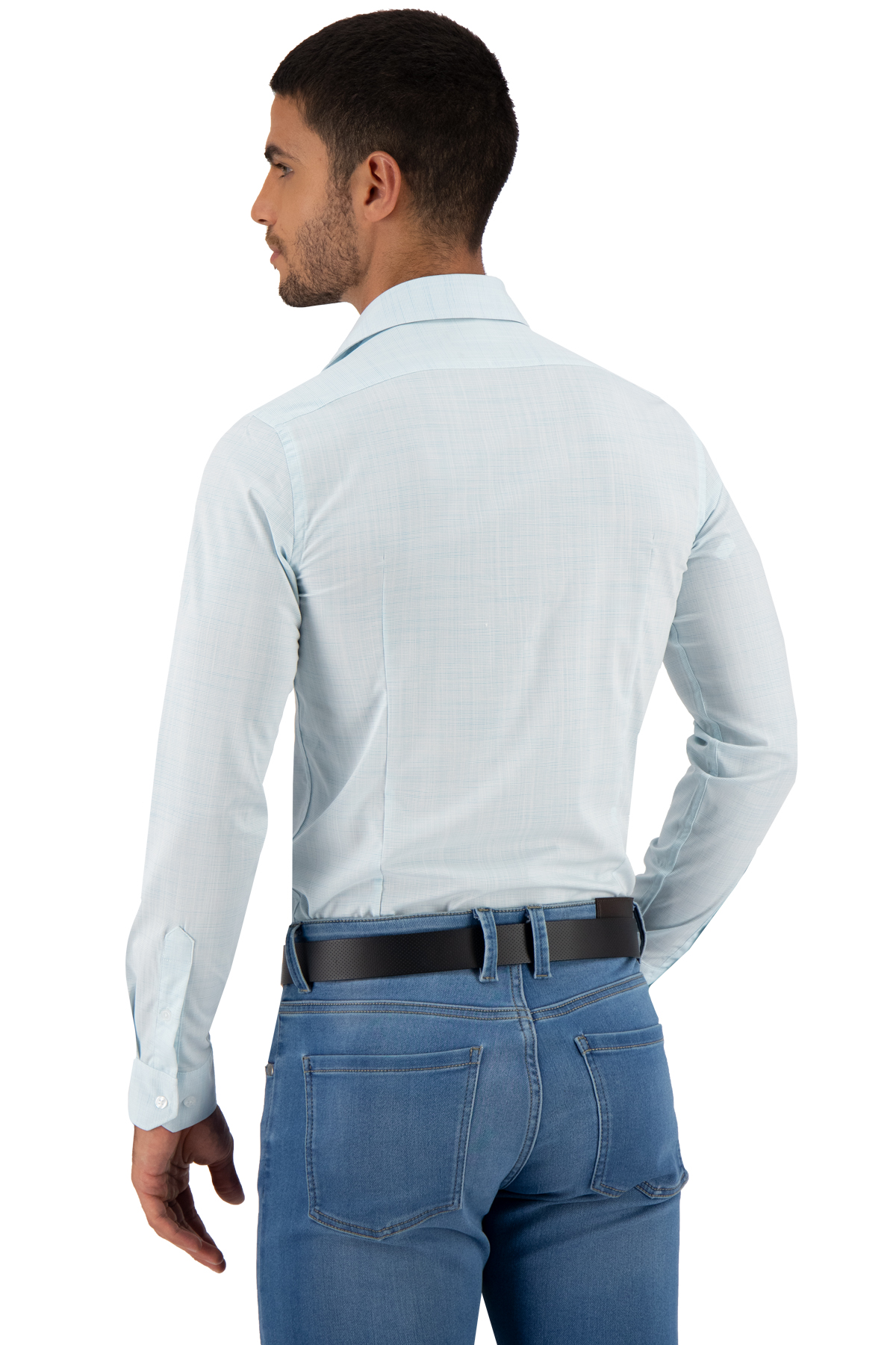CAMISA VESTIR BAMBOO FIBER SKINNY FIT LMENTAL image number 2