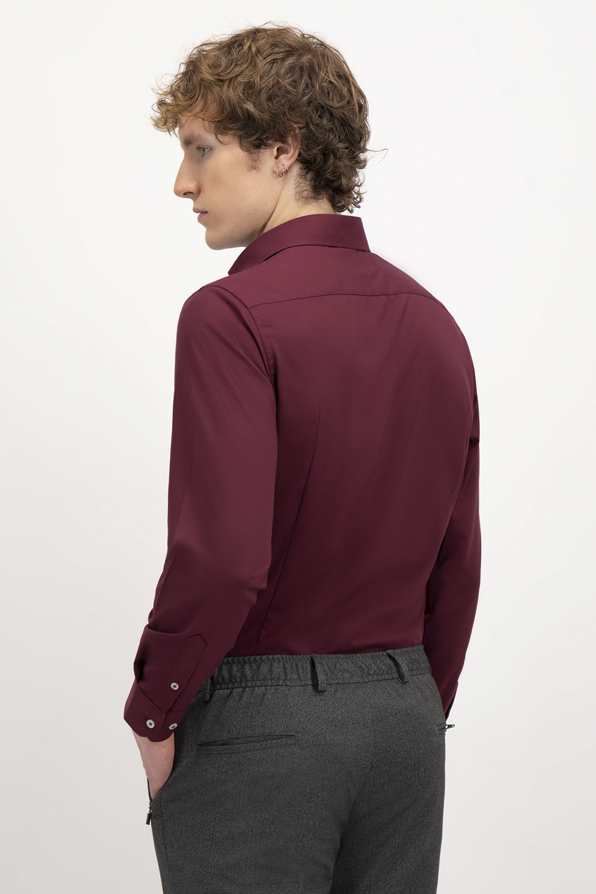 CAMISA FORMAL BAMBOO FIBER SKINNY FIT LMENTAL image number 1