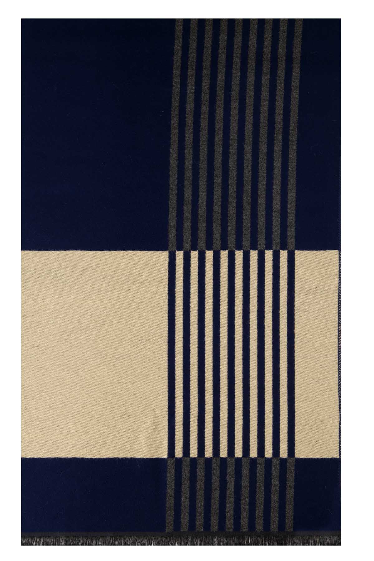 BUFANDA AZUL MARINO MENS FASHION