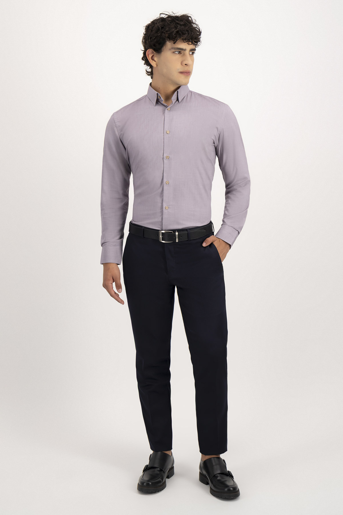 Camisa Formal Tlaolli Slim Fit image number 3