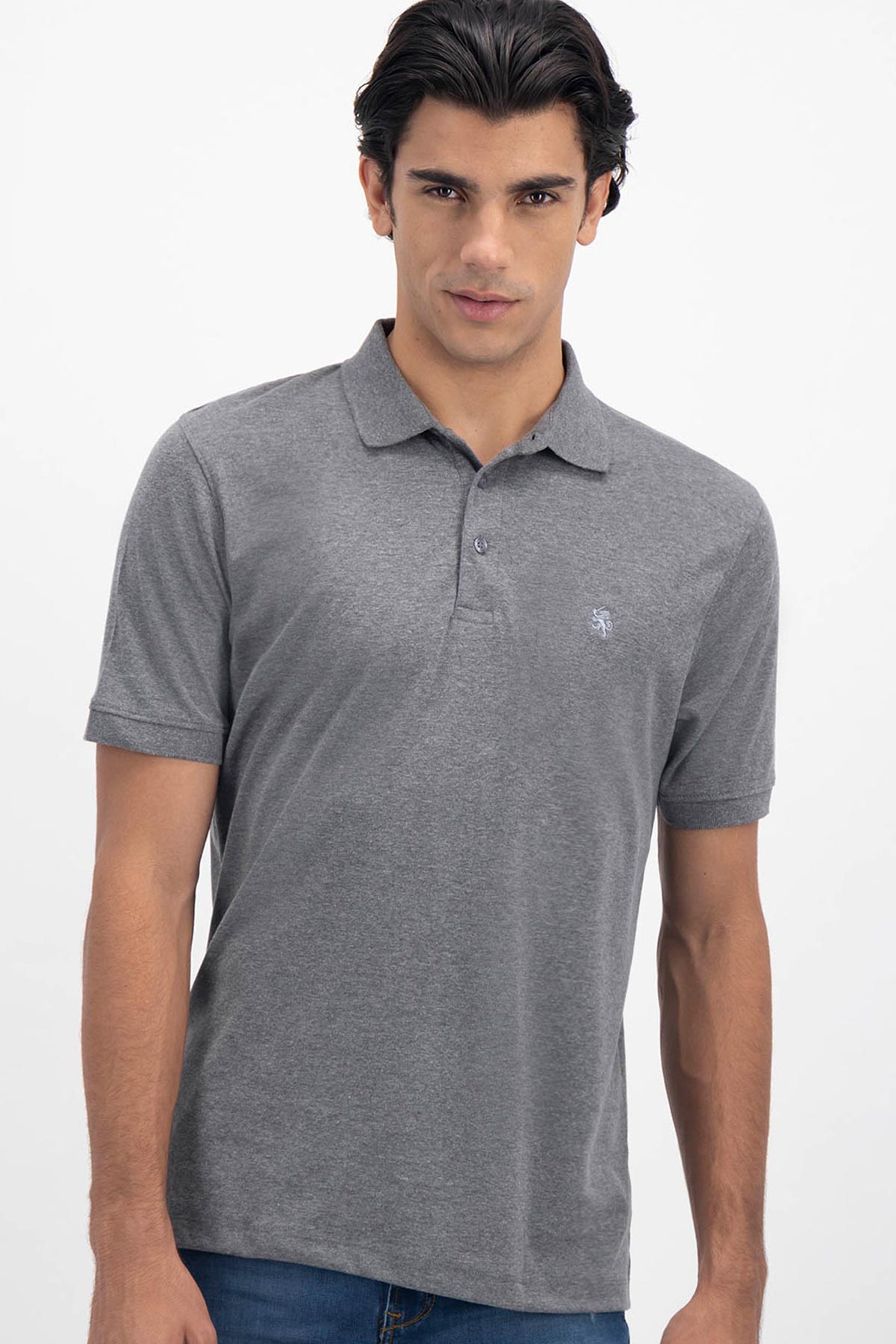 PLAYERA TIPO POLO PREMIUM COTTON CONTEMPORARY FIT LAMBERTI
