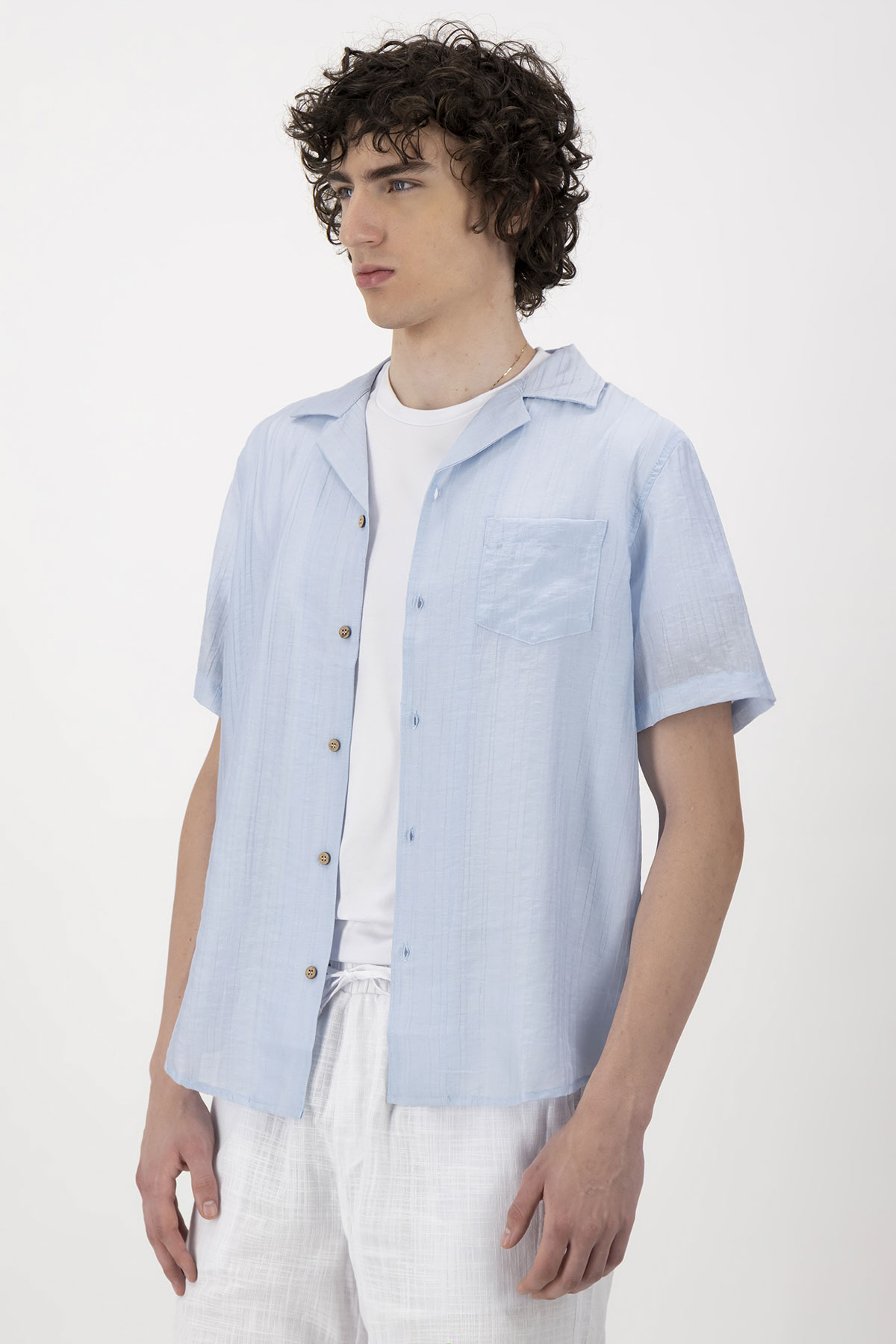 Camisa Casual Slim Fit Lmental