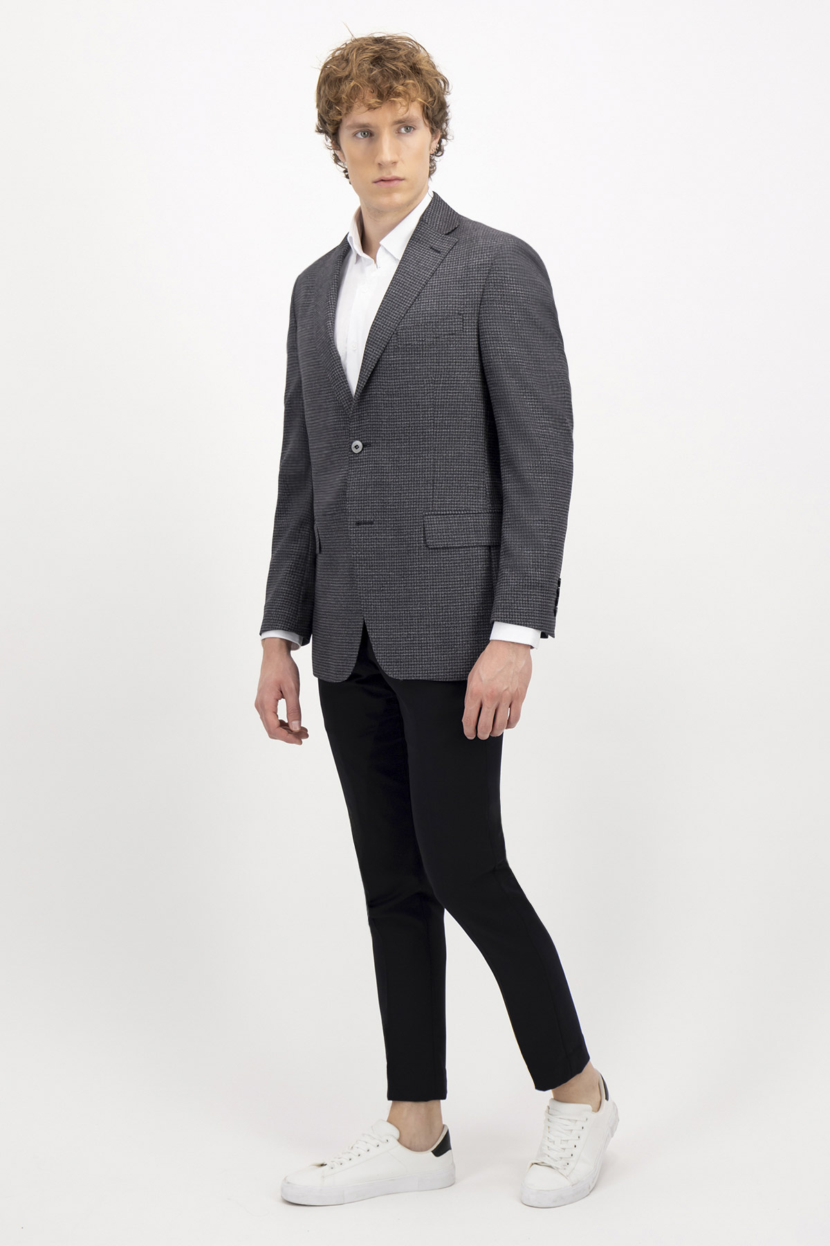SACO CASUAL FRESCO DI LANA CONTEMPORARY FIT LAMBERTI image number 2