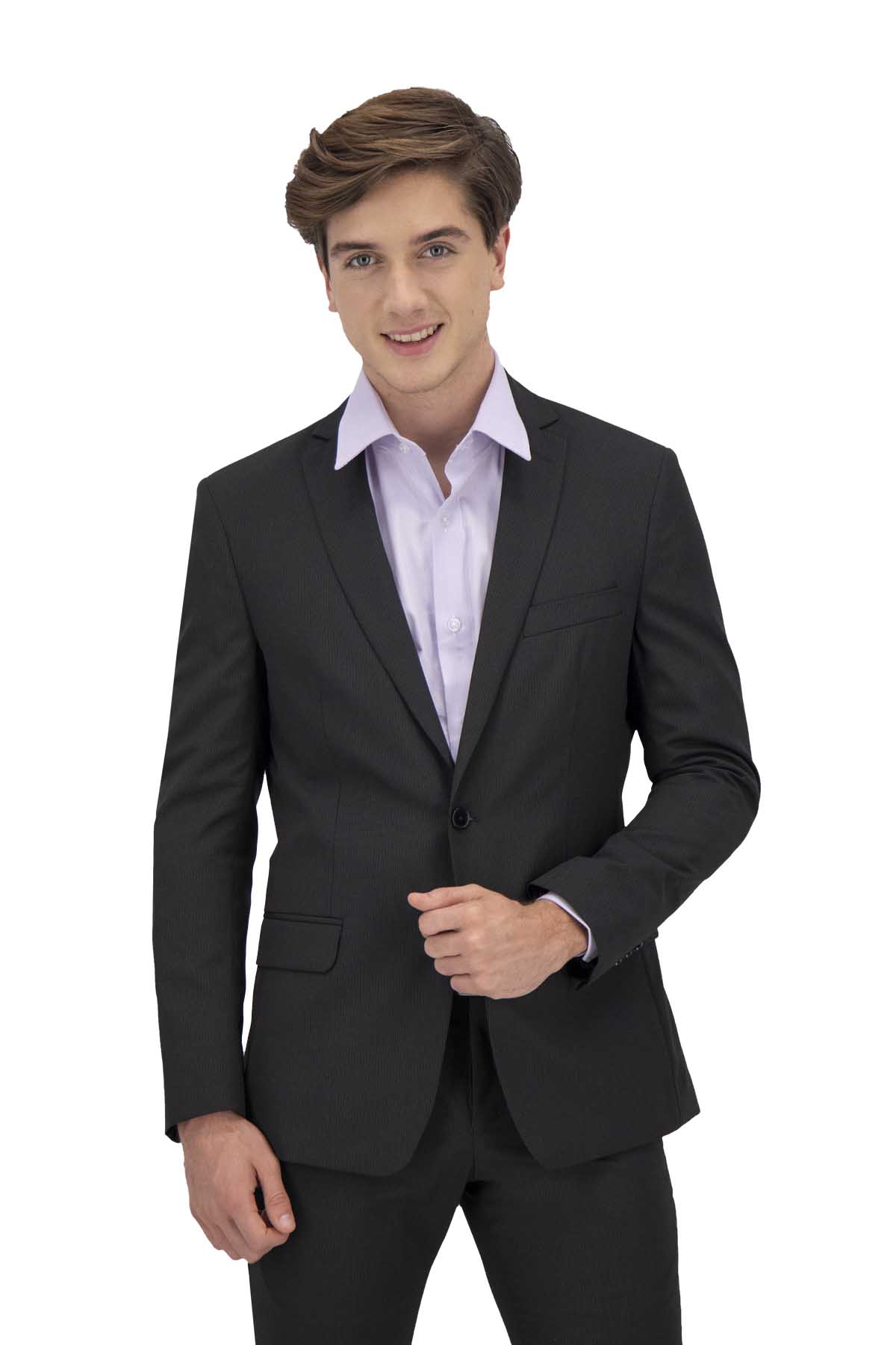 TRAJE NEGRO SLIM FIT SONNETI UO image number 1