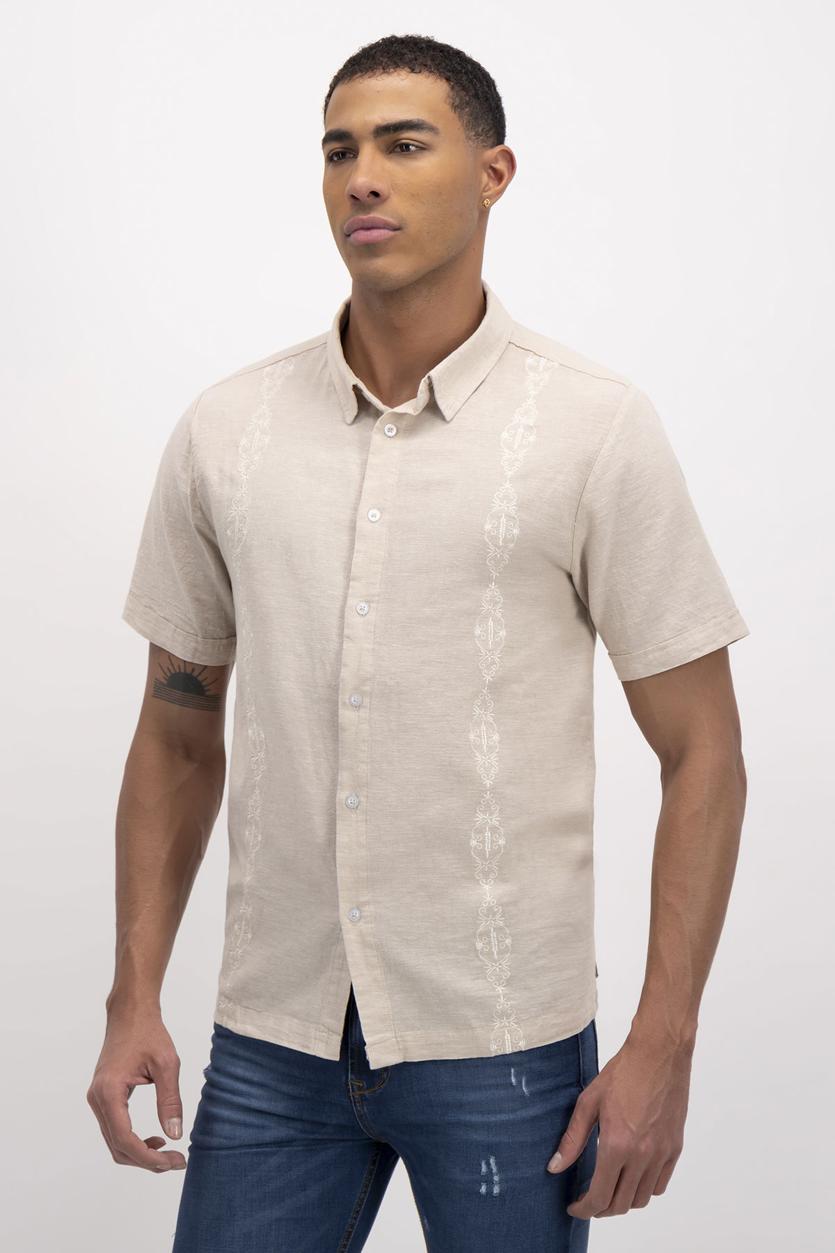 GUAYABERA CASUAL CONTEMPORARY FIT GUAYAHABANA