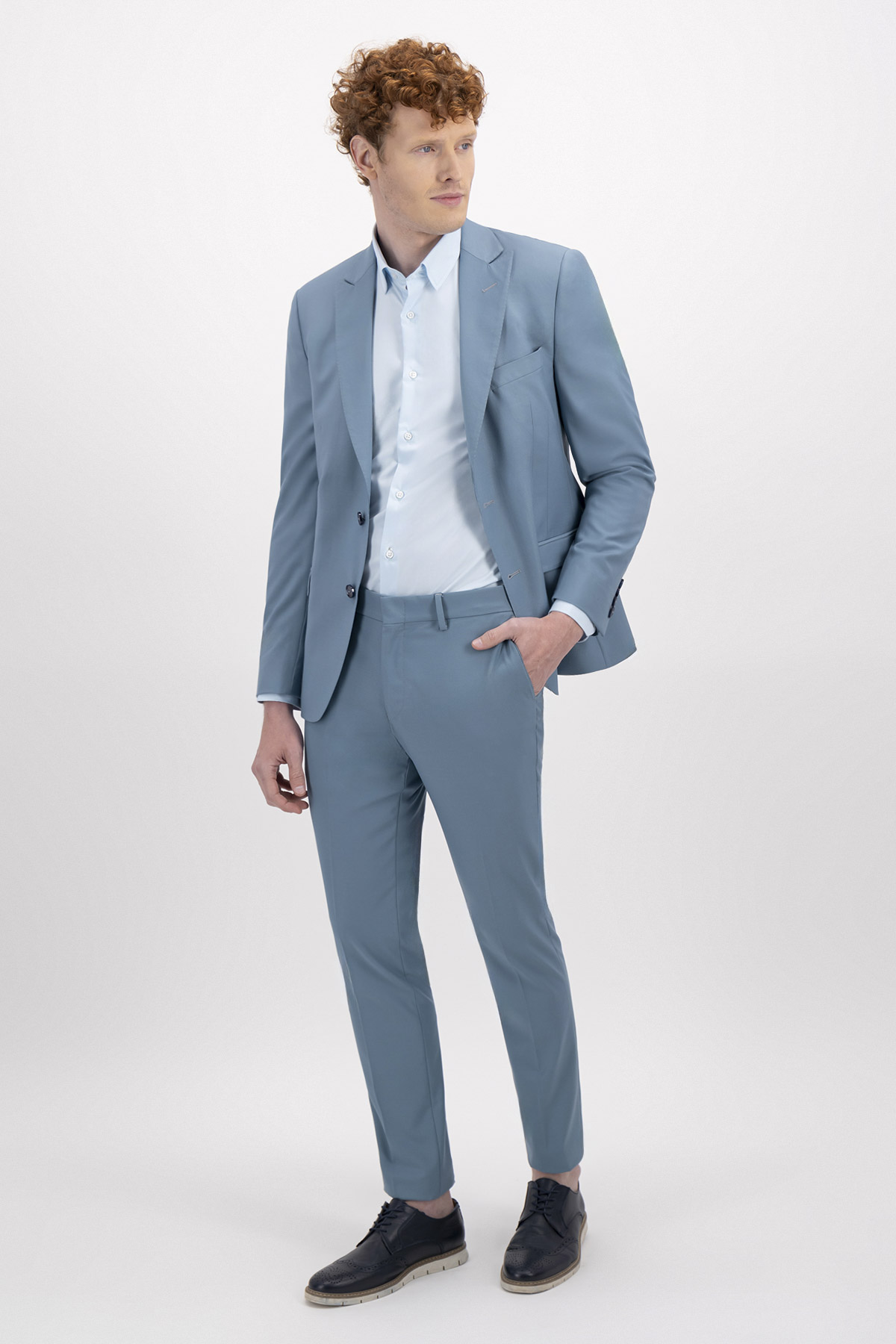SACO SEPARATE BAMBOO FIBER SKINNY FIT LMENTAL image number 2
