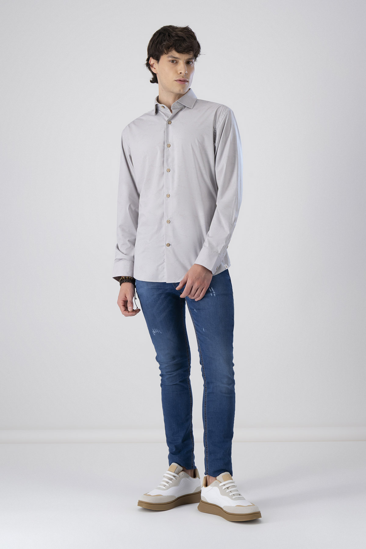 Camisa Formal Tlaolli Slim Fit Lamberti
