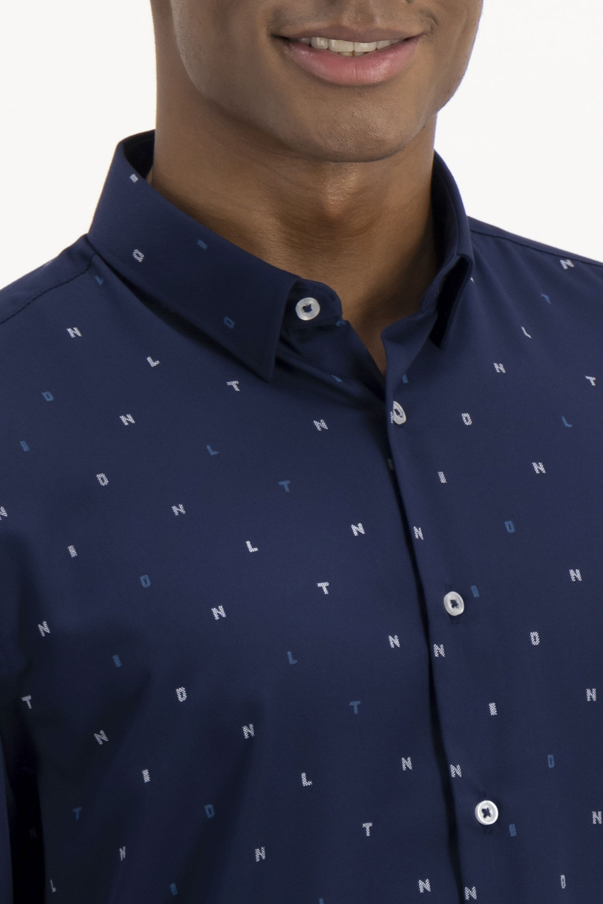 CAMISA CASUAL BAMBOO FIBER SLIM FIT LMENTAL image number 2