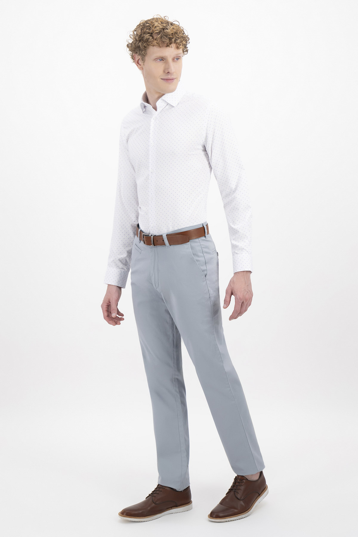 CAMISA FORMAL BAMBOO FIBER SKINNY FIT LMENTAL image number 3