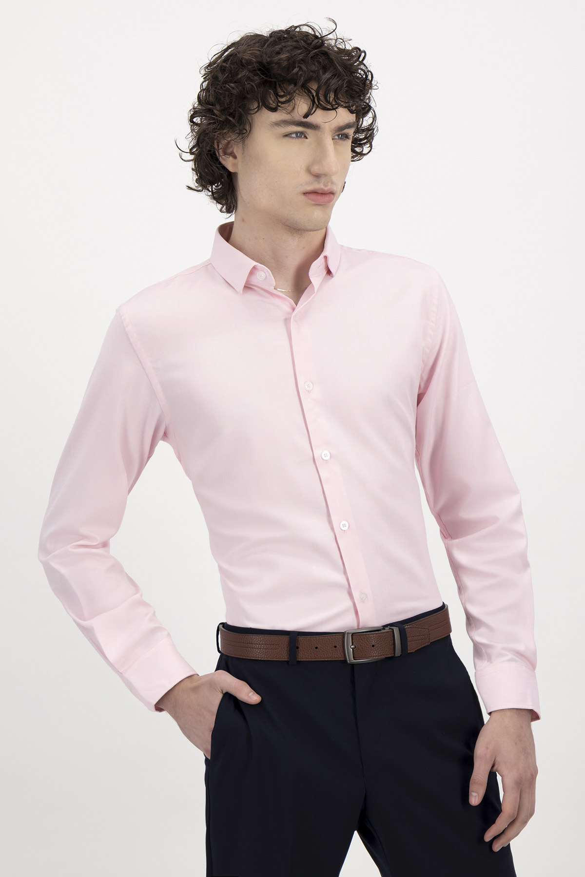 Camisa Formal Bamboo Fiber Skinny Fit Lmental