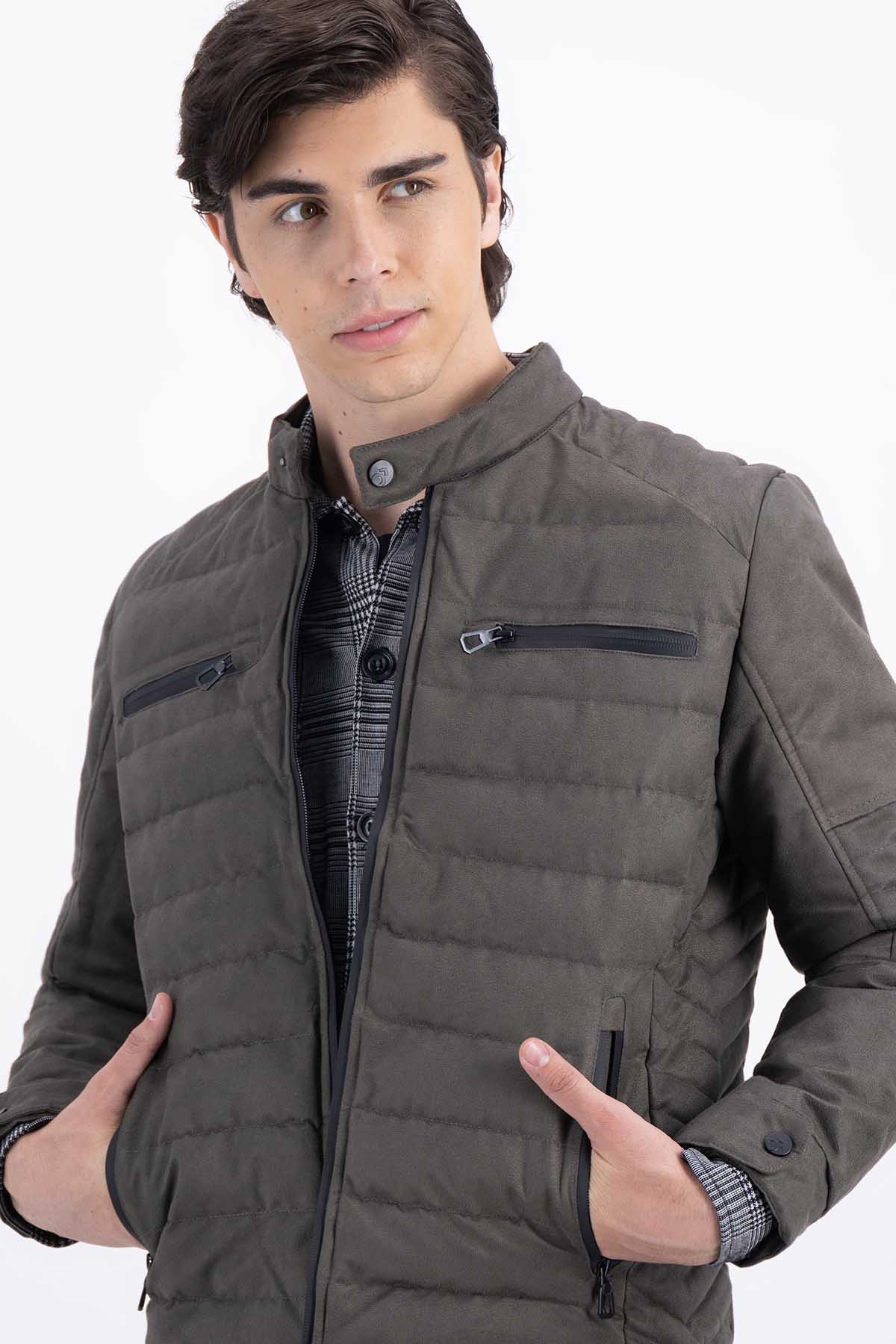 CHAMARRA VERDE SLIM FIT LMENTAL image number 2