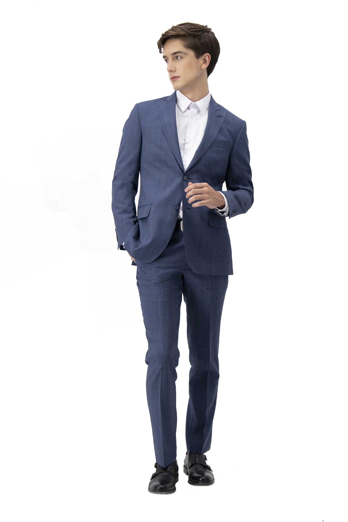TRAJE AZUL CONTEMPORANEO LAMBERTI image number 0