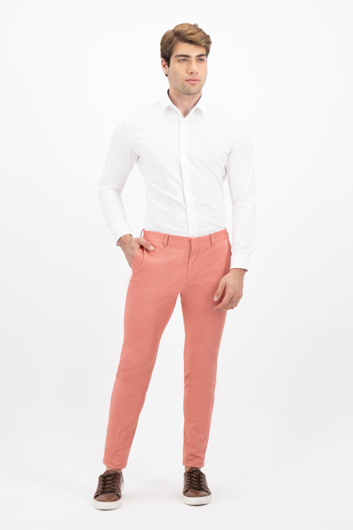 PANTALÓN SEPARATE BAMBOO FIBER CORAL SKINNY FIT LMENTAL