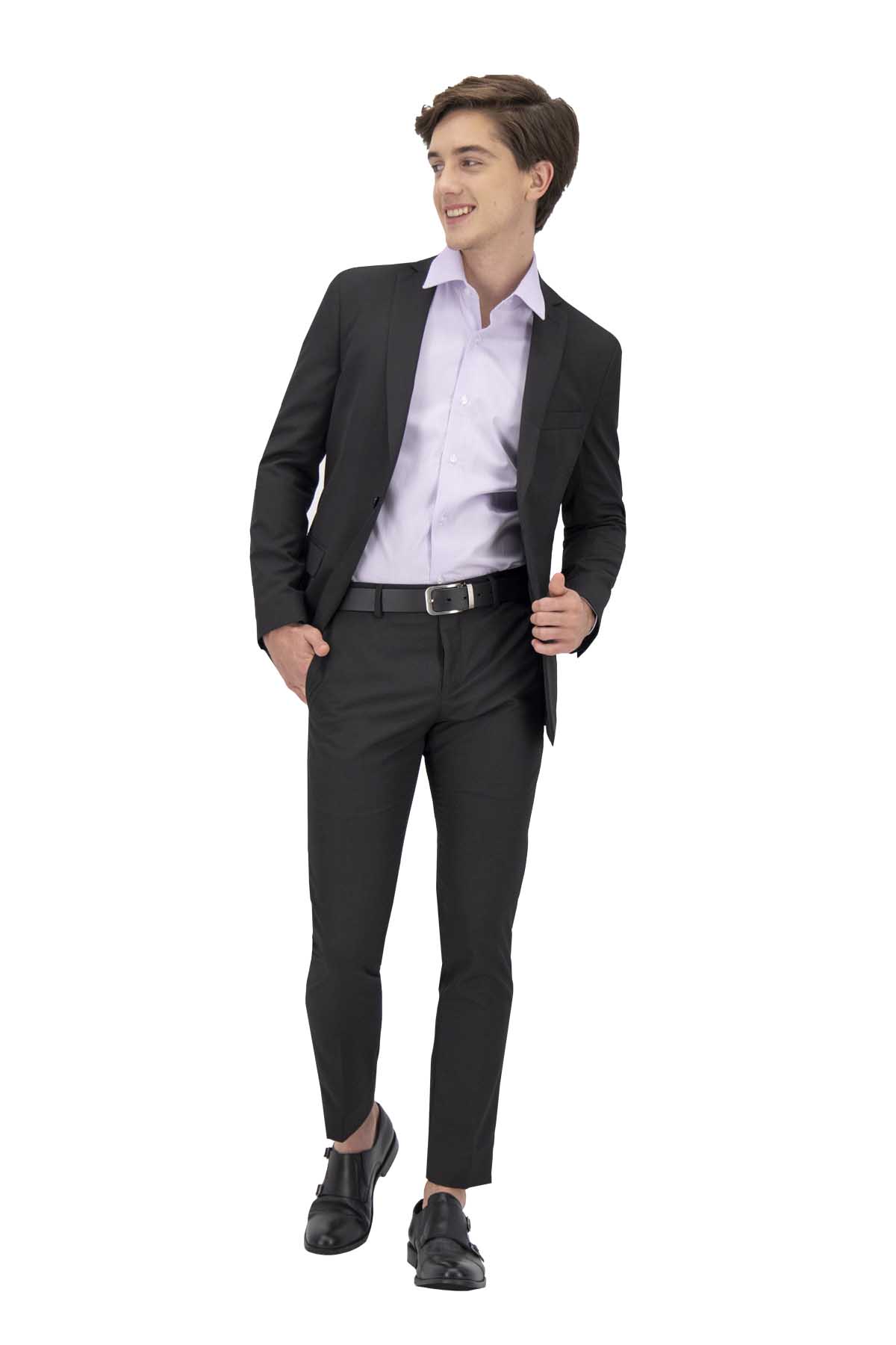 TRAJE NEGRO SLIM FIT SONNETI UO image number 0