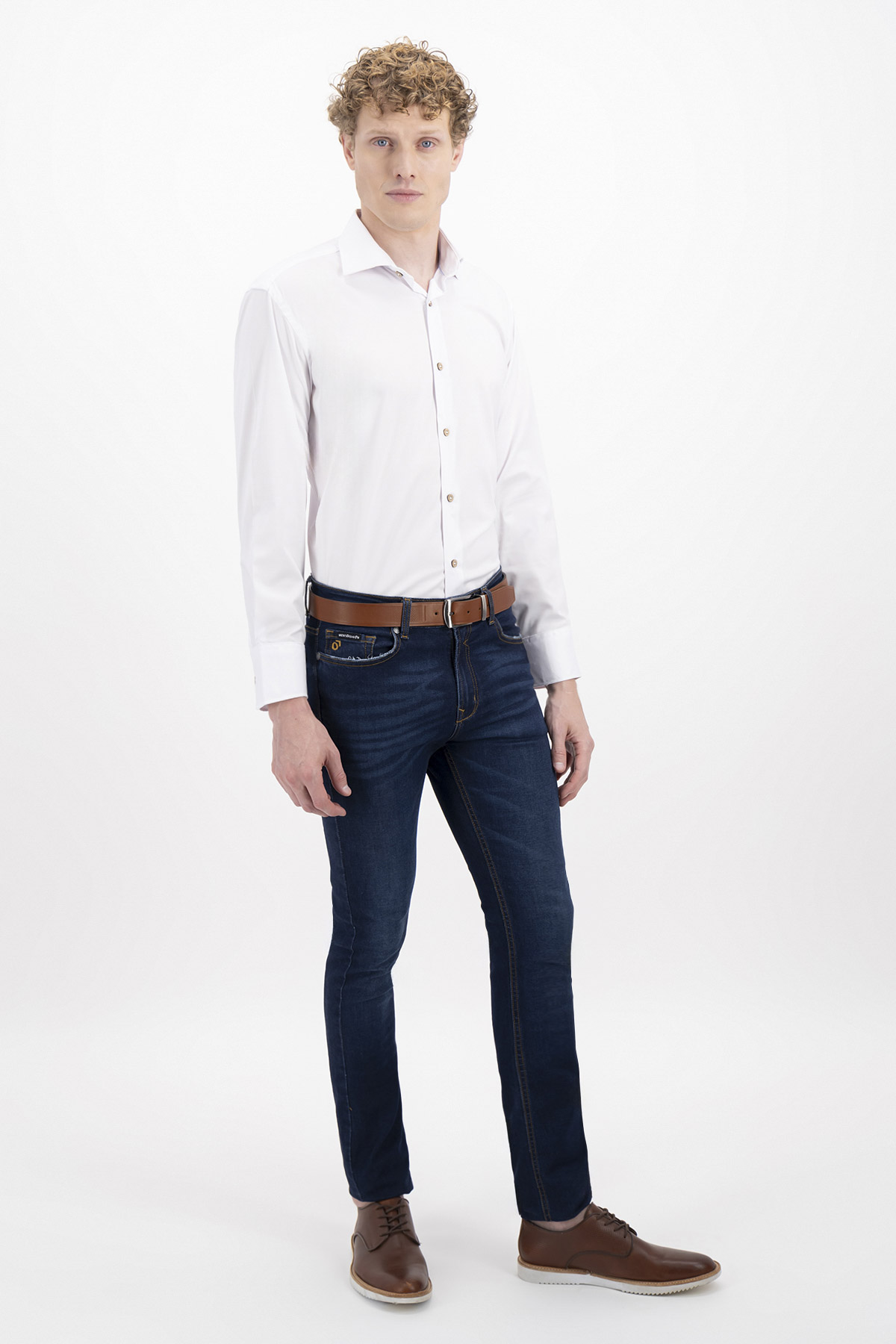 CAMISA FORMAL TLAOLLI CONTEMPORARY FIT MENS FASHION image number 3