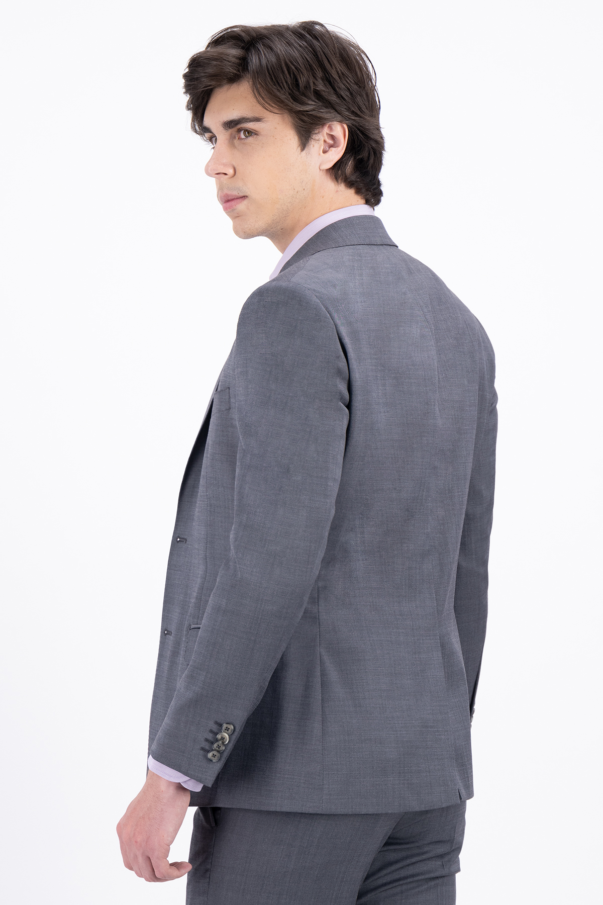 TRAJE COLOR GRIS SLIM FIT LAMBERTI image number 2