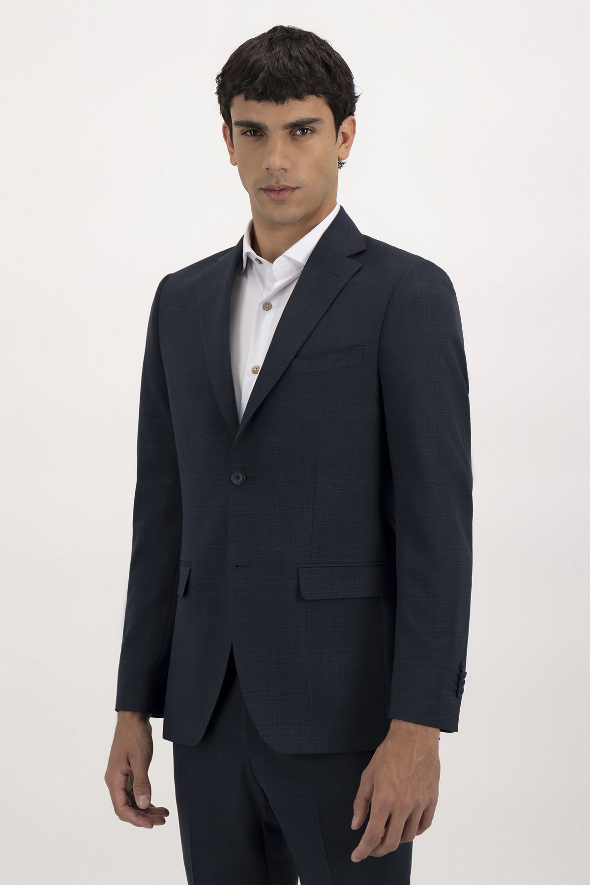 Traje Fresco Di Lana Slim Fit Lamberti