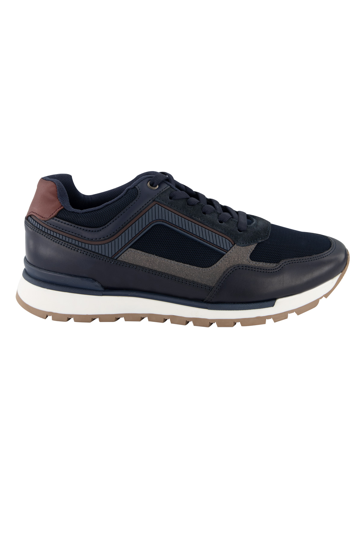 TENIS COLOR AZUL MARINO MENS FASHION image number 1