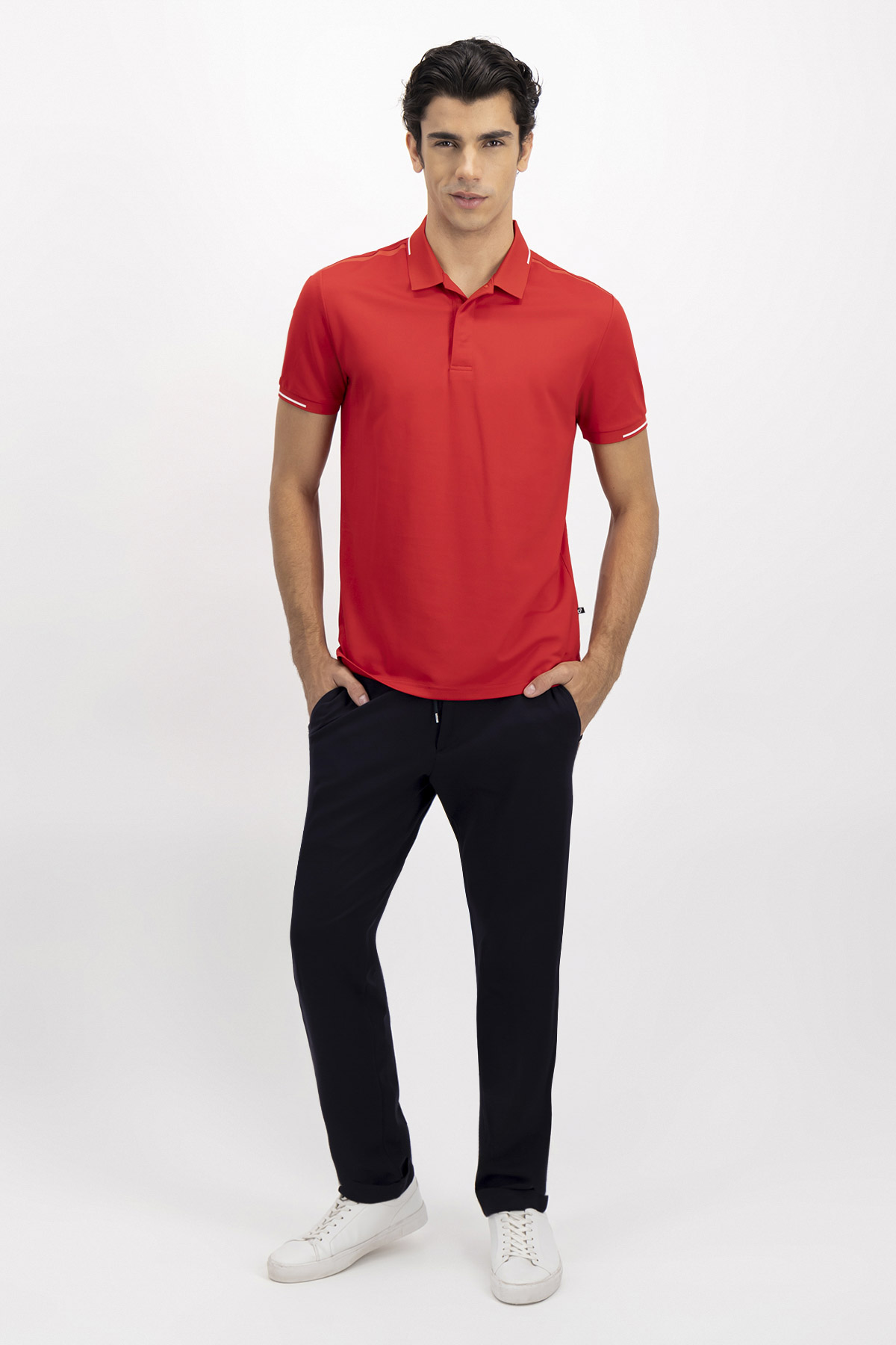 PLAYERA POLO MOVE SLIM FIT LMENTAL image number 3