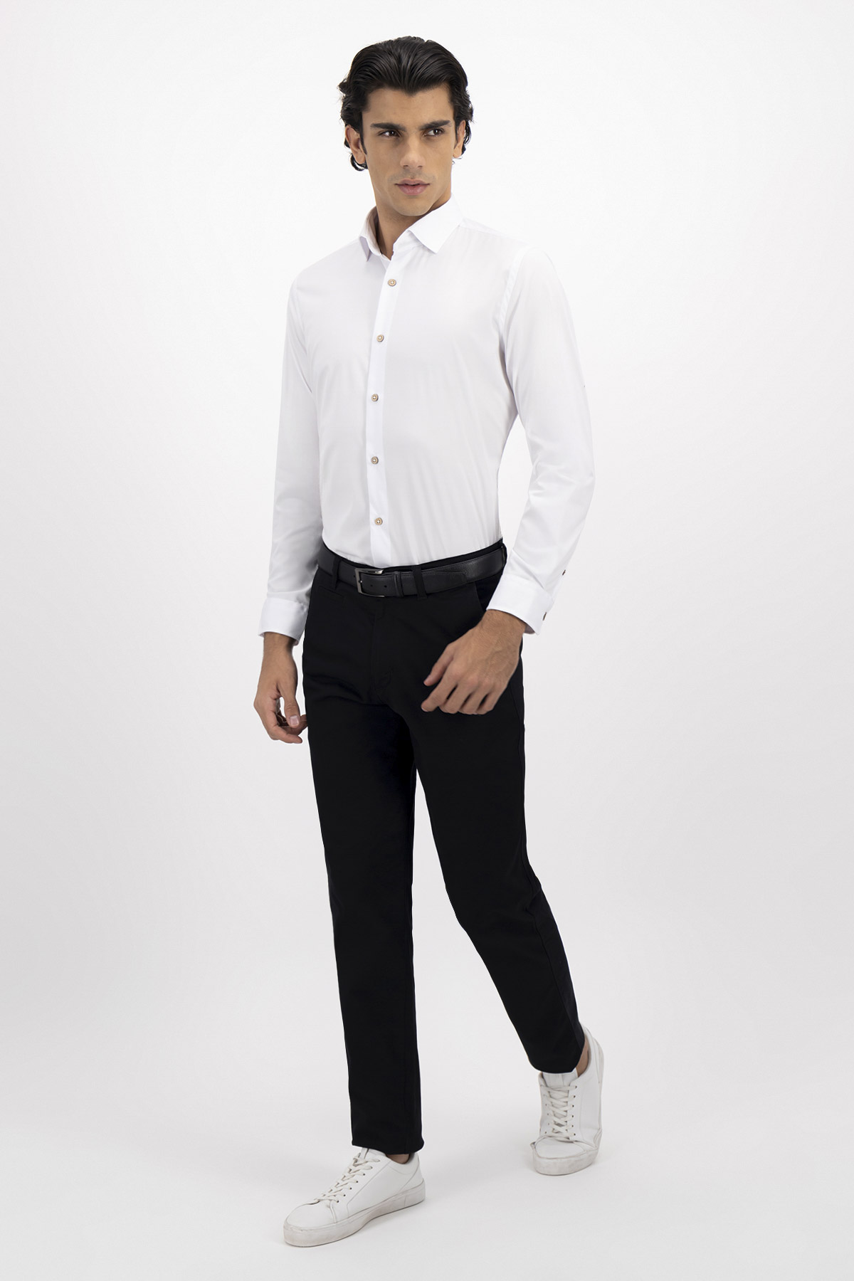 CAMISA FORMAL TLAOLLI SLIM FIT MENS FASHION image number 3